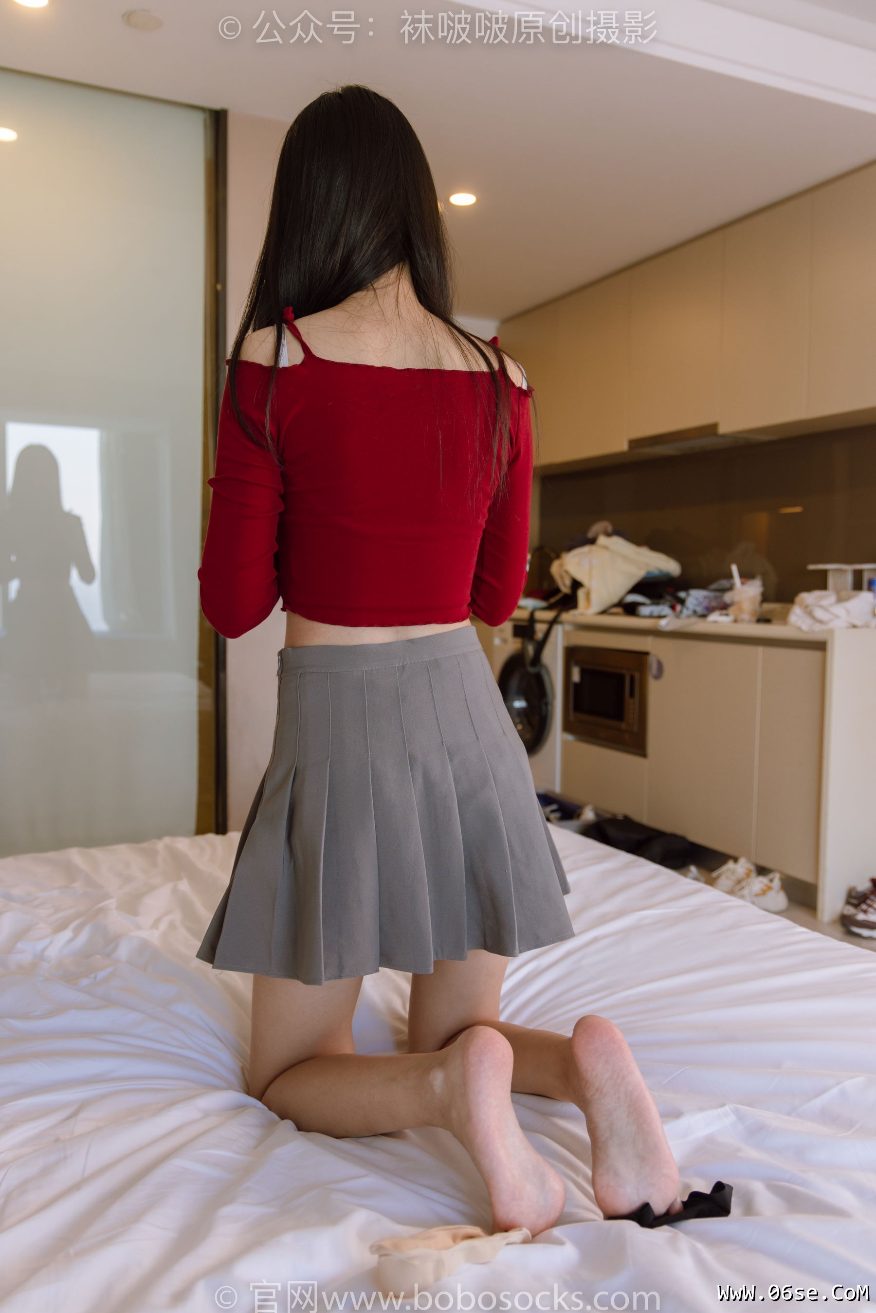 图片[19]-BoBoSocks袜啵啵 No.190 小安-两双高跟鞋、两双船袜、裸足[160P]-六色网