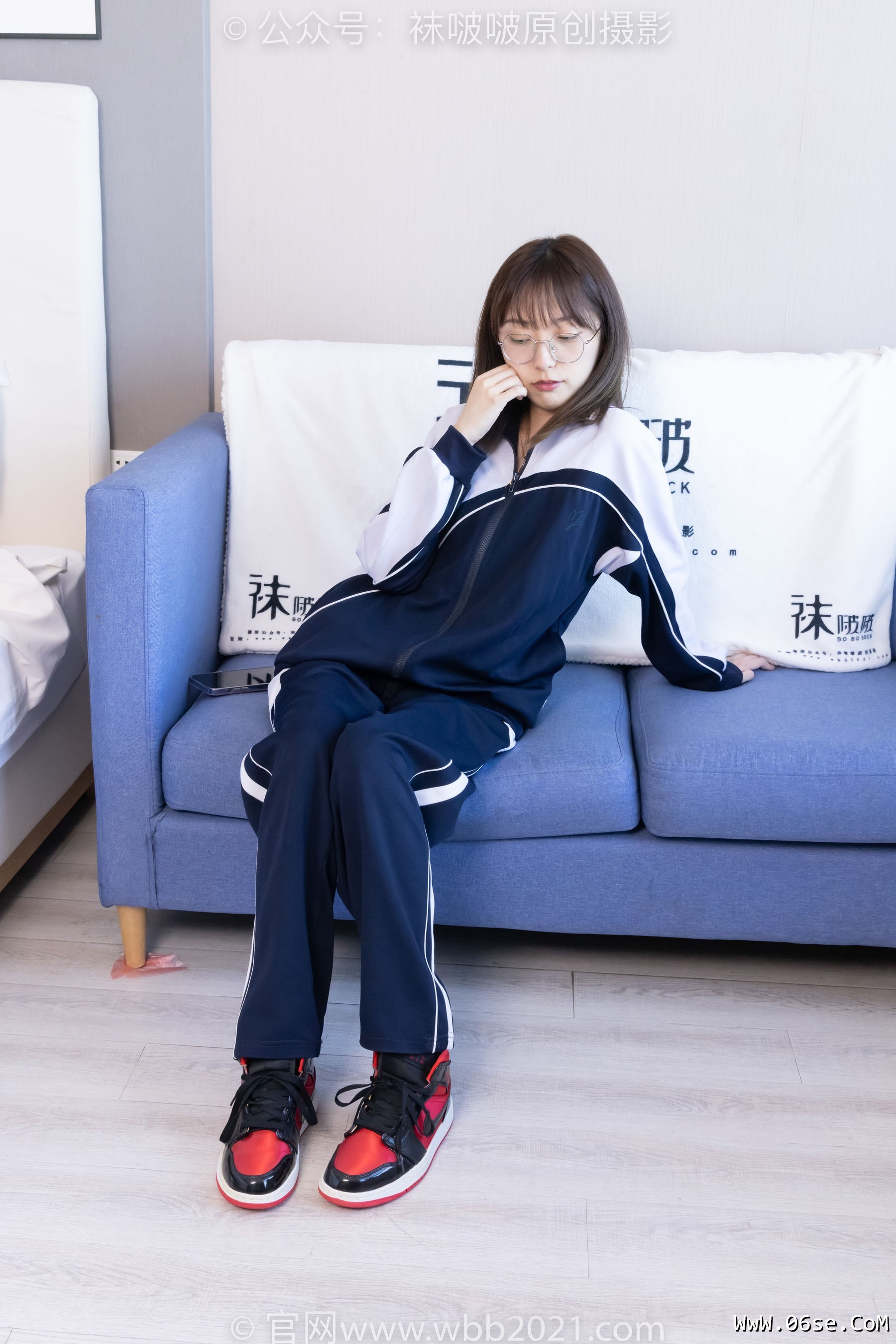图片[46]-BoBoSocks袜啵啵 No.398 稚予 -板鞋、白船袜、裸足、裸足[150P]-六色网