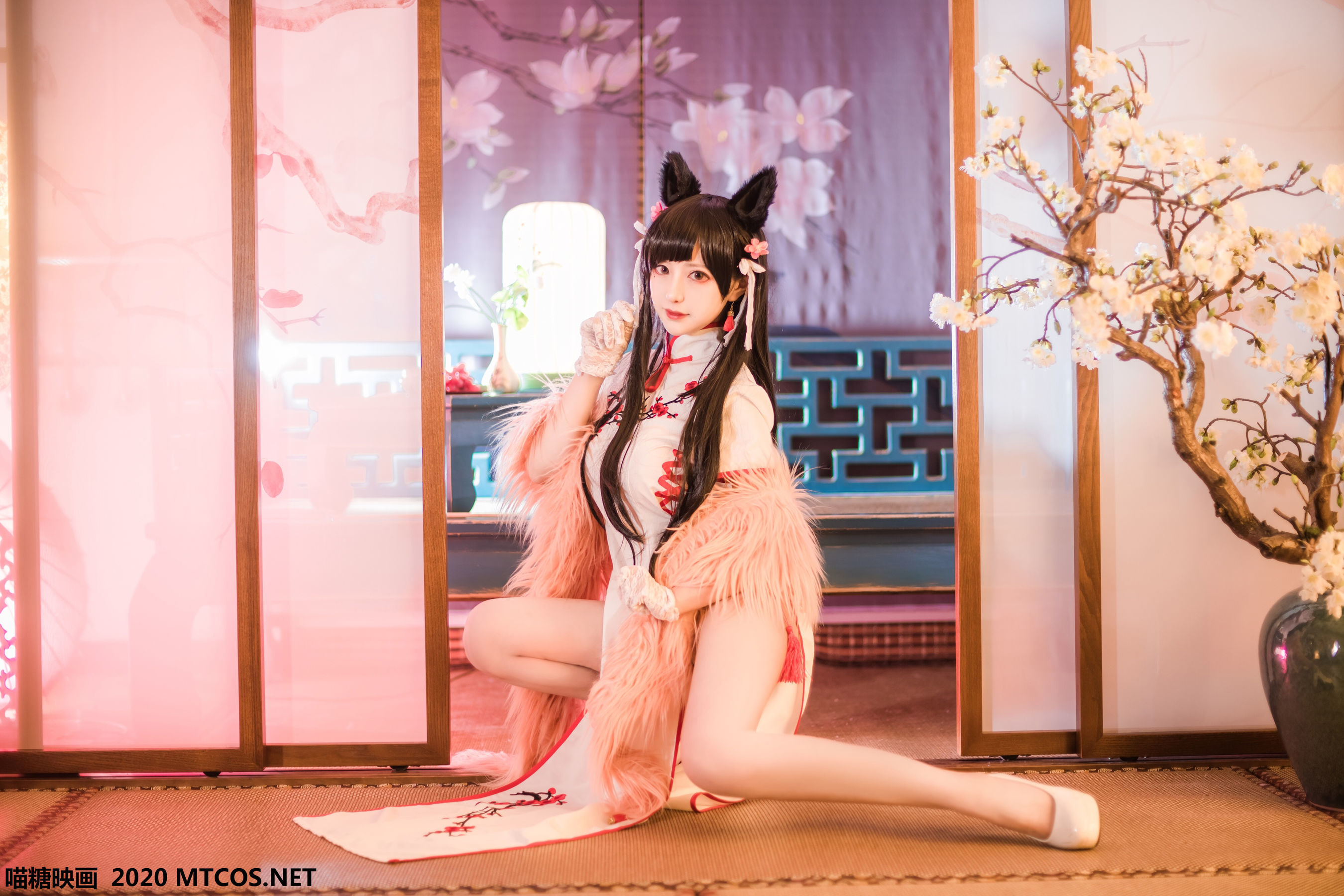图片[3]-[喵糖映画] HML.010 爱宕旗袍 [30P]-六色网