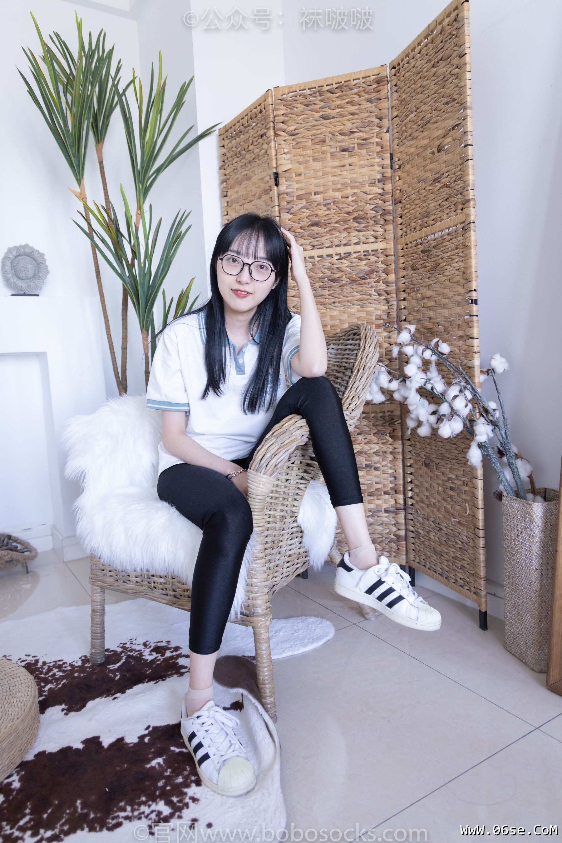 图片[6]-BoBoSocks袜啵啵 No.044 稚予-贝壳头、匡威帆布鞋、短肉丝[154P]-六色网