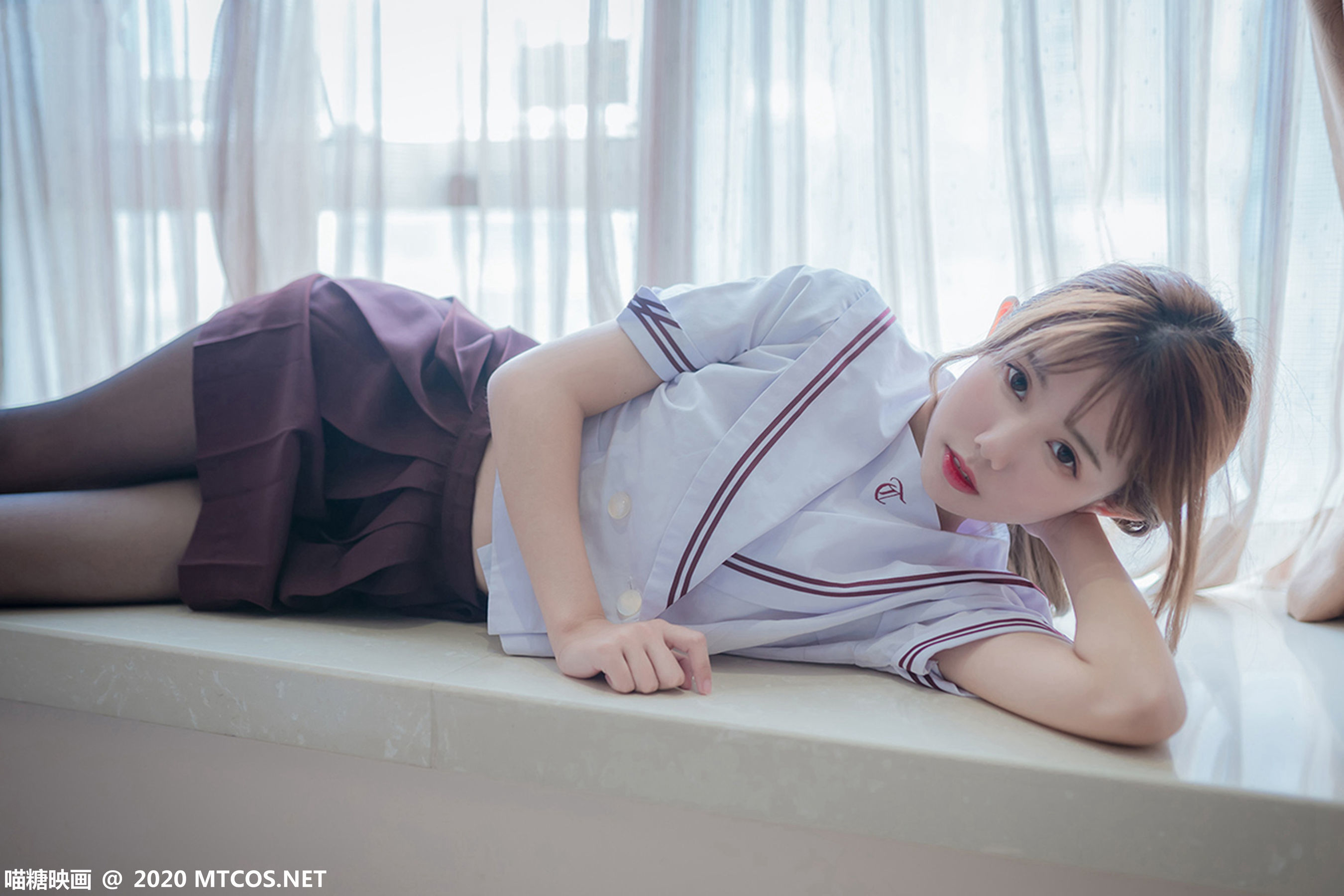 图片[4]-[喵糖映画] JKL.015 灰裙JK制服 [45P]-六色网