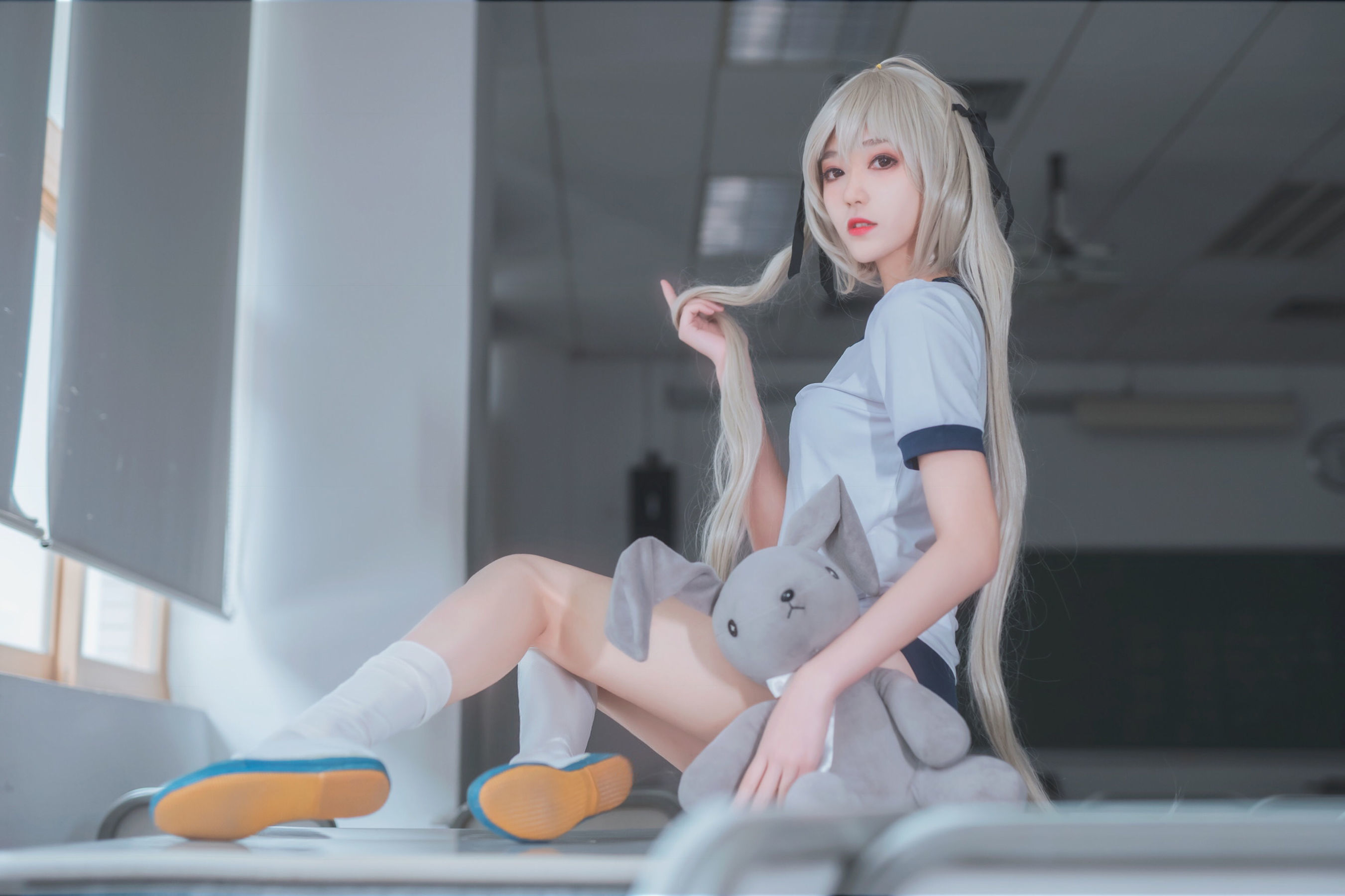 图片[7]-动漫博主南桃Momoko 春日野穹体操服[28P]-六色网