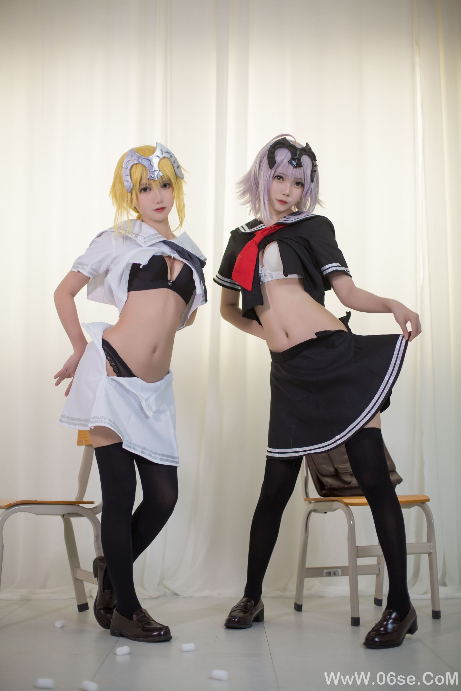 图片[19]-超人气Coser鳗鱼霏儿&大肉丸Amiee 贞德[58P]-六色网