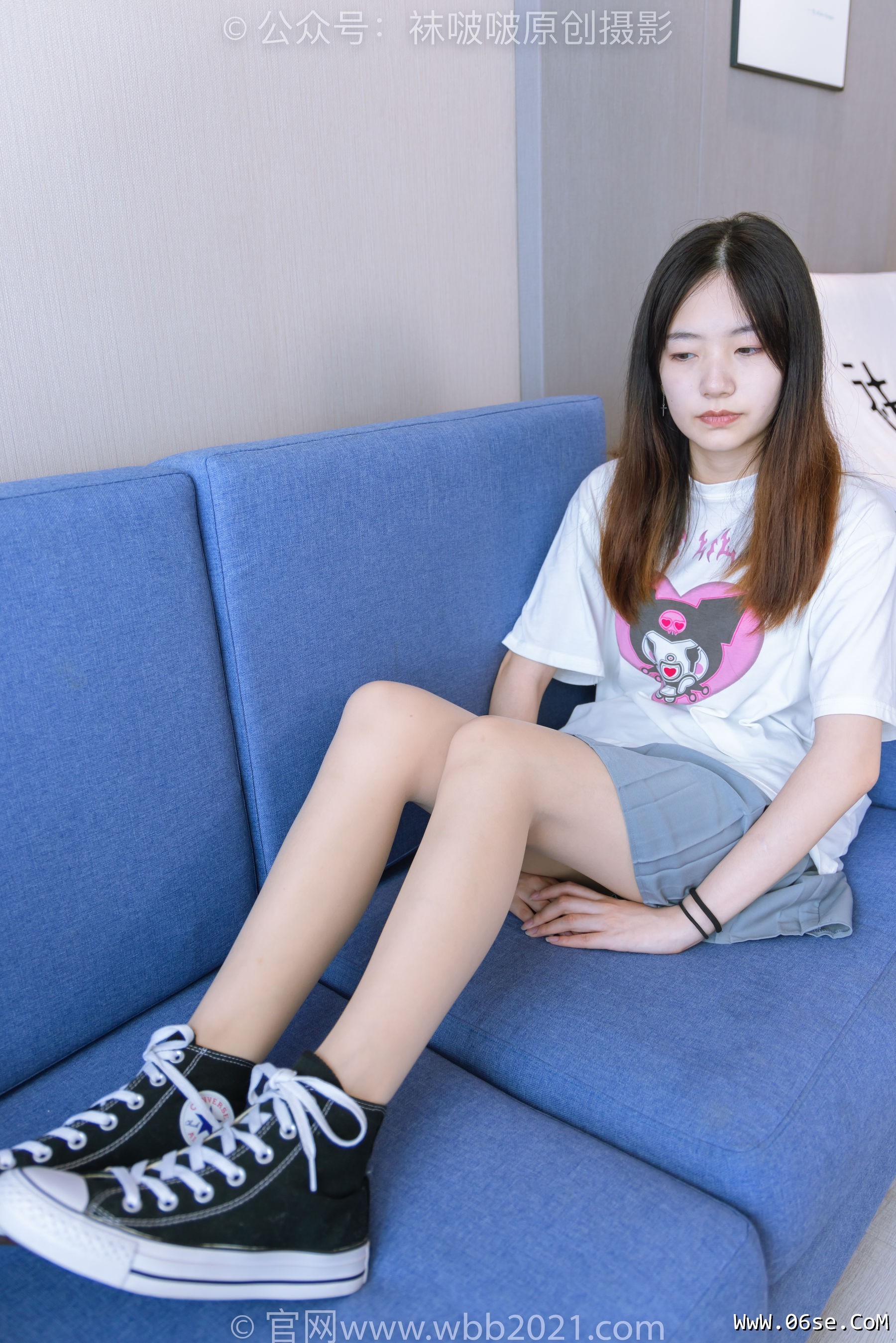 图片[74]-BoBoSocks袜啵啵 No.405 小甜豆 -匡威板鞋、肉丝[140P]-六色网