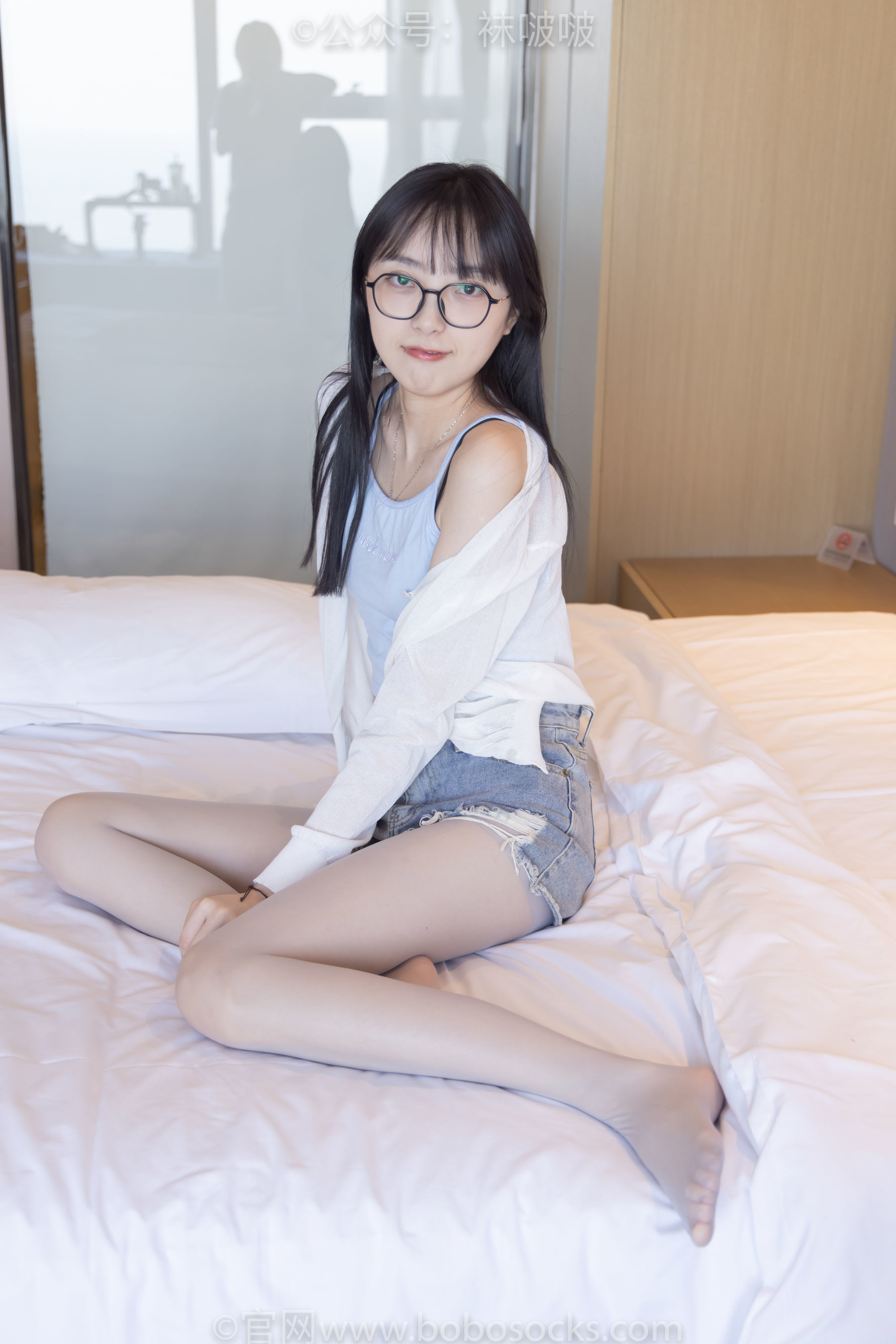 图片[98]-BoBoSocks袜啵啵 No.083 稚予-高跟鞋、凉鞋、白丝、裸足涂白色指甲油剧情[140P]-六色网