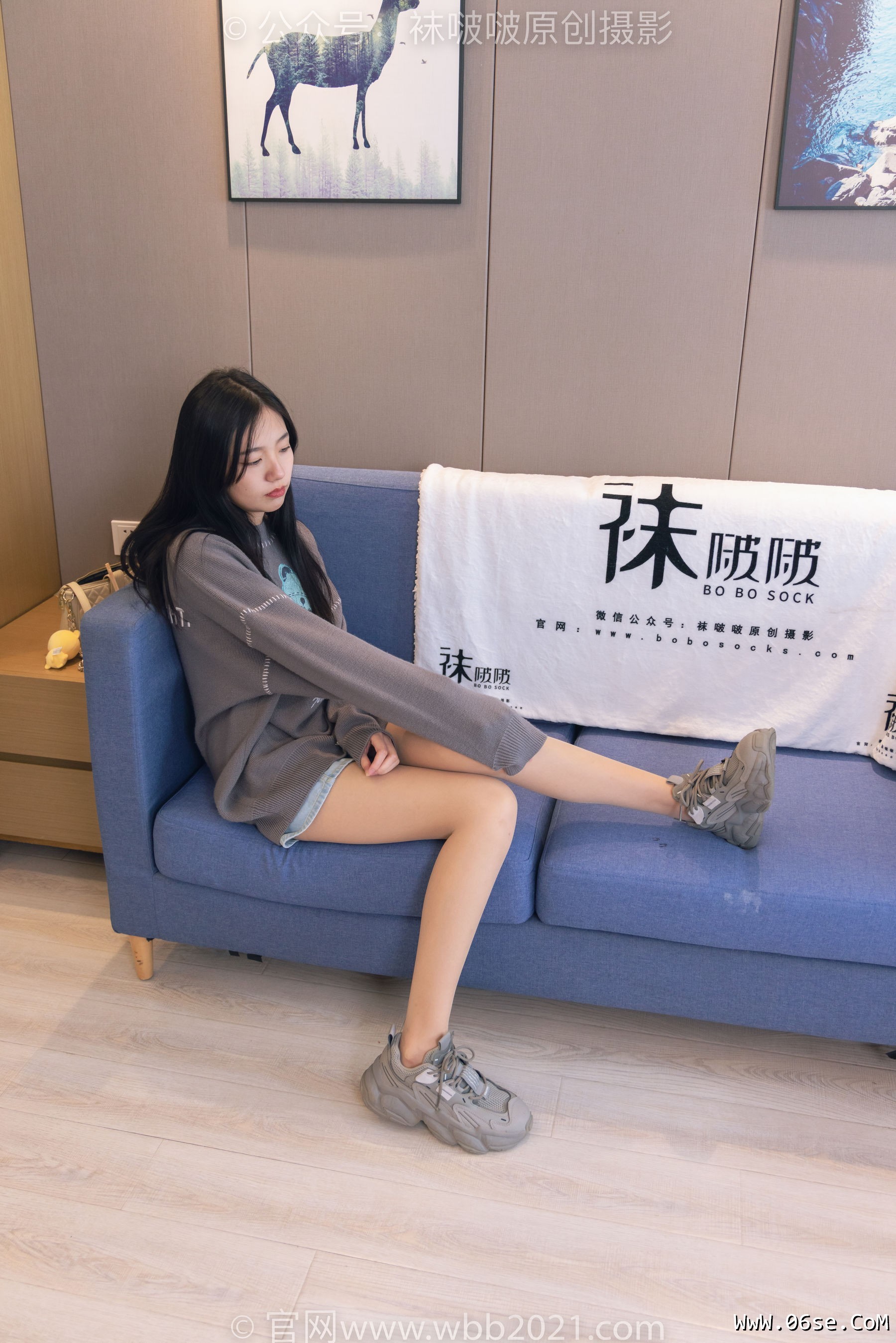 图片[73]-BoBoSocks袜啵啵 No.354 小甜豆 -运动鞋、肉丝[140P]-六色网