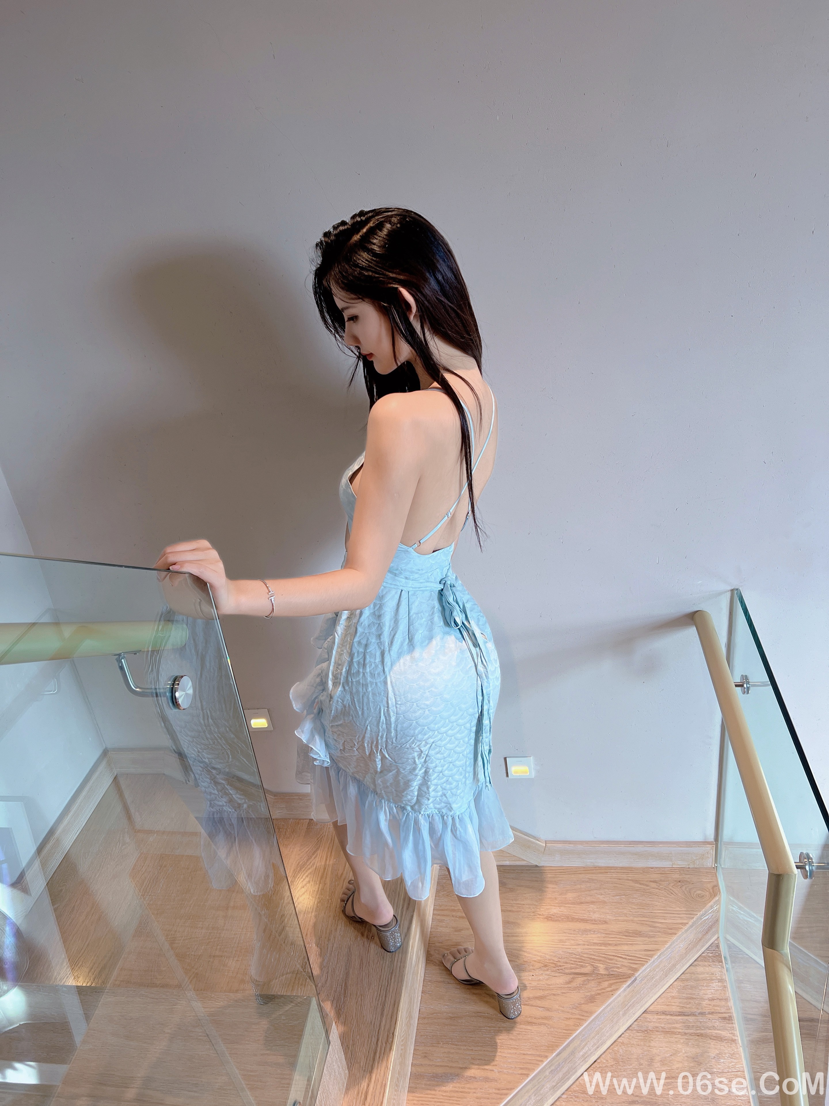 图片[60]-就是阿朱啊 – NO.012 蓝裙之绳[60P]-六色网