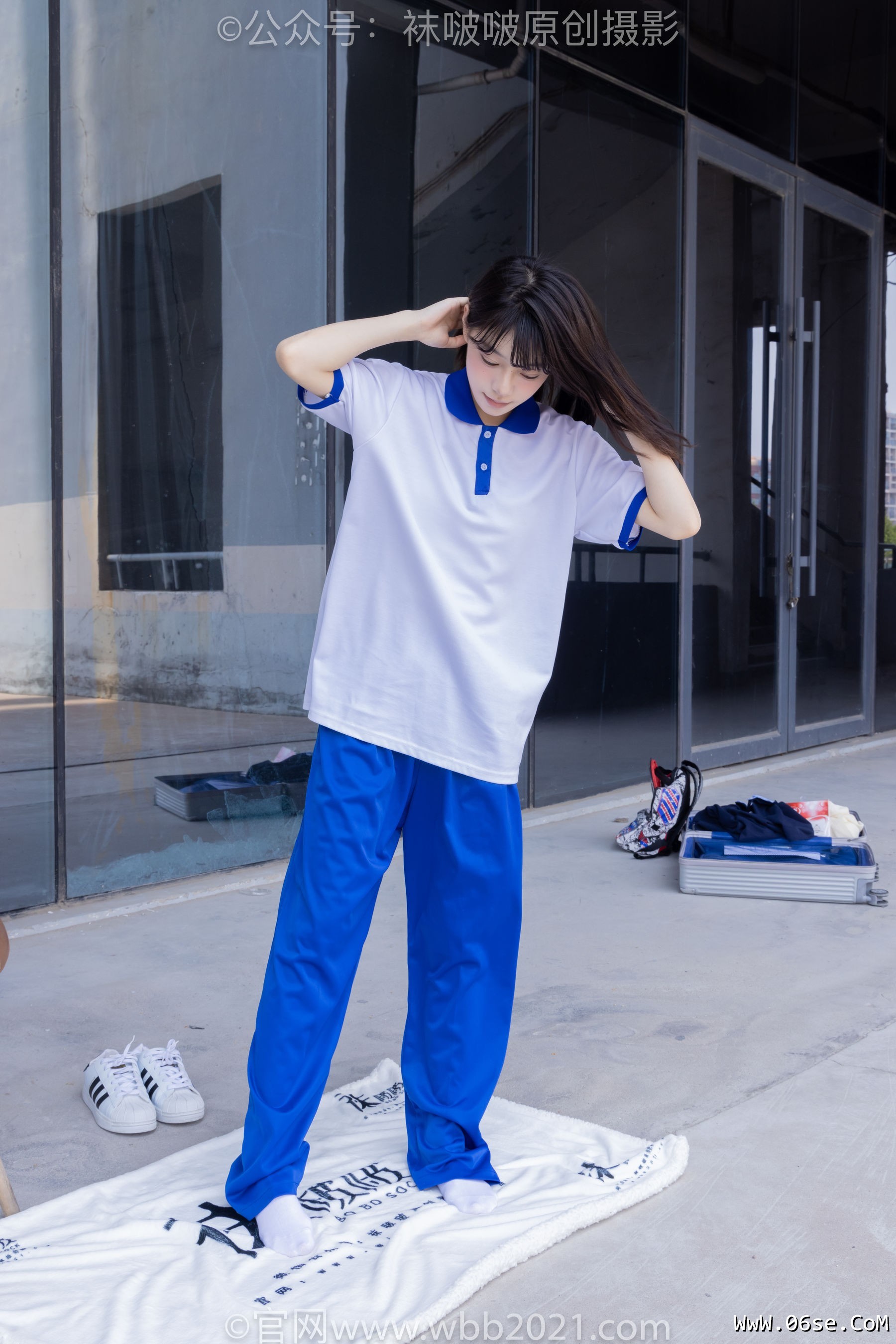 图片[141]-BoBoSocks袜啵啵 No.393 糯米 -板鞋、白棉袜、裸足、校服[150P]-六色网