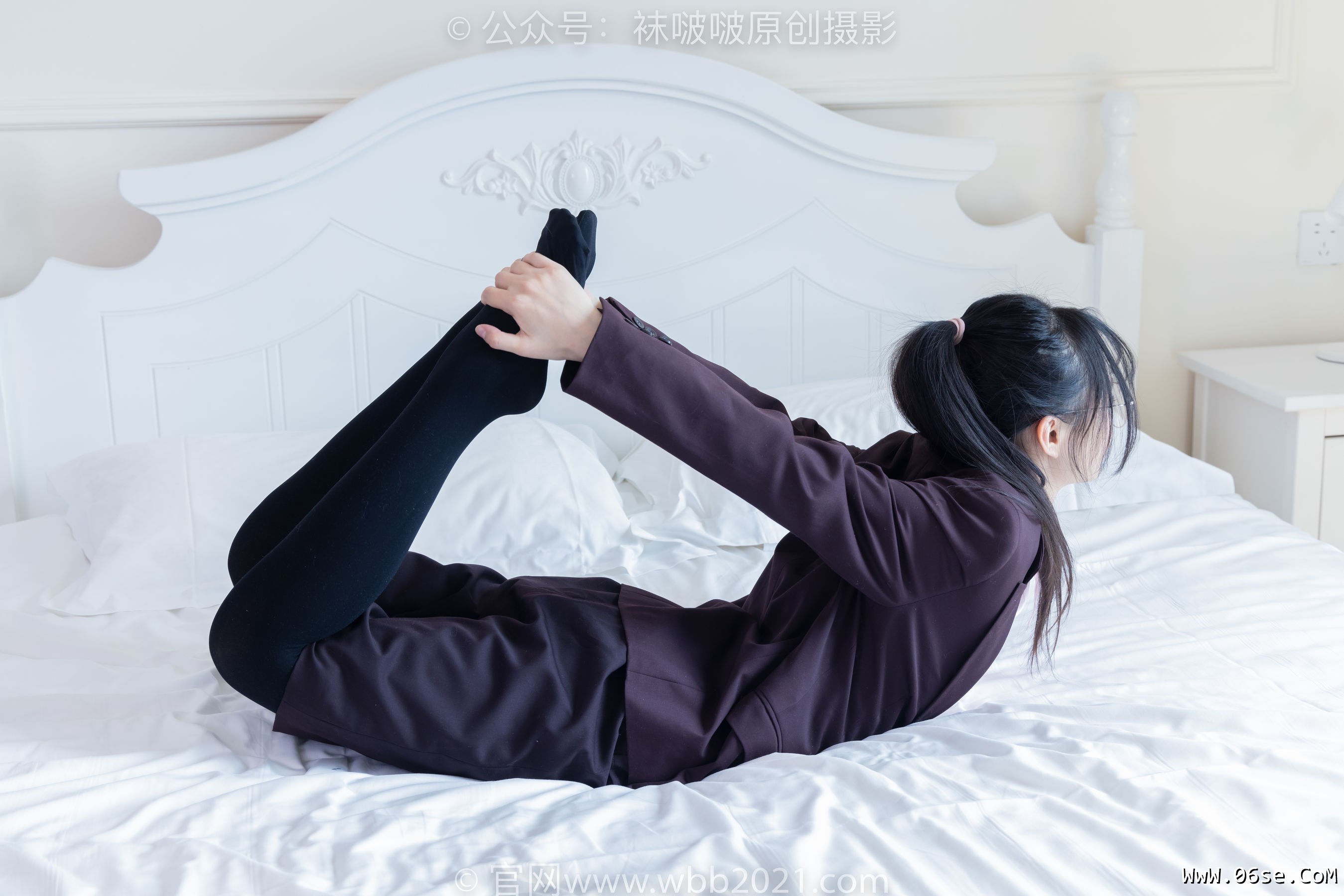 图片[74]-BoBoSocks袜啵啵 No.362 甜甜圈 -两双皮鞋、厚肉丝、厚黑丝、ol制服[230P]-六色网