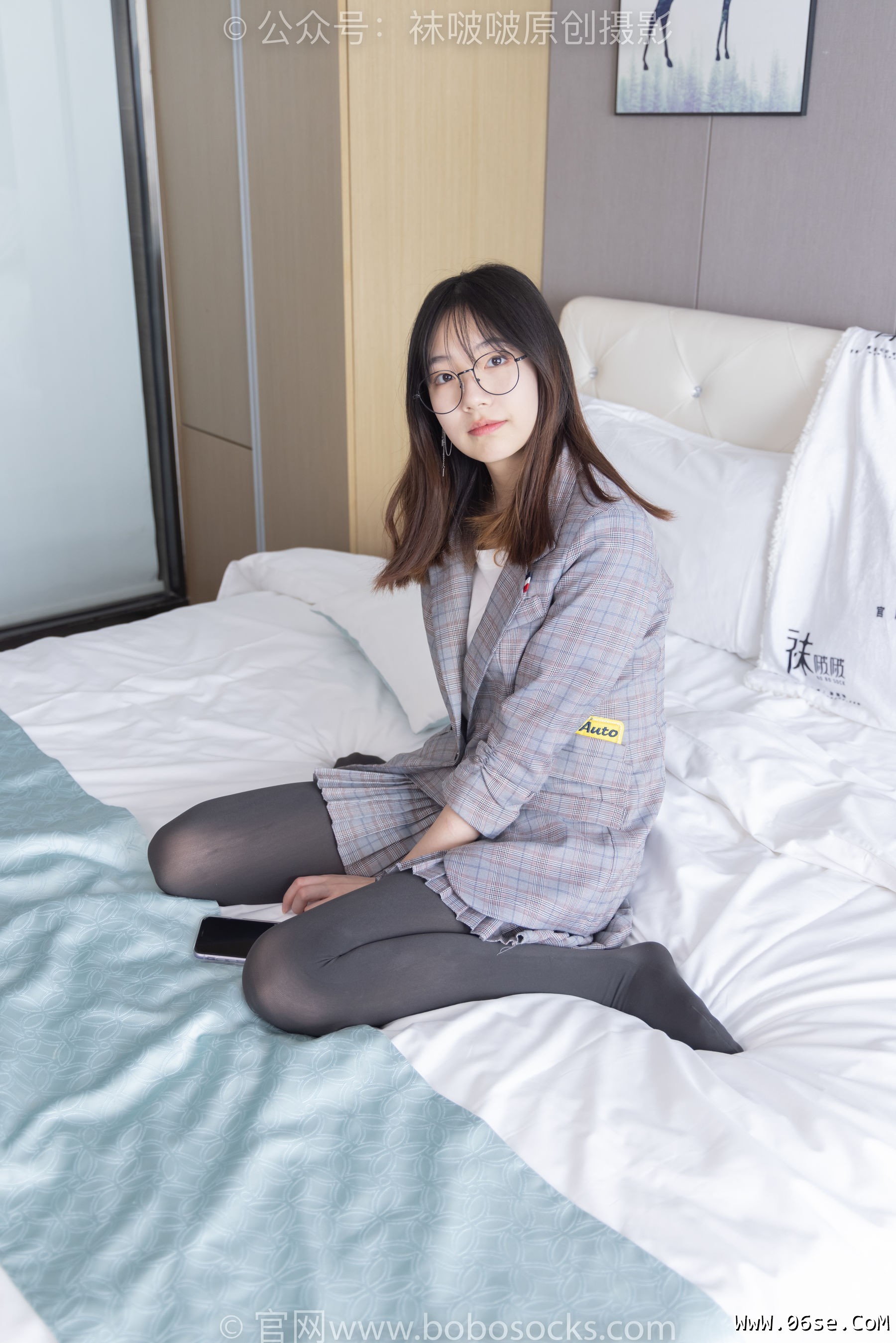 图片[140]-BoBoSocks袜啵啵 No.210 小甜豆 -皮鞋、厚灰丝、ol装[140P]-六色网