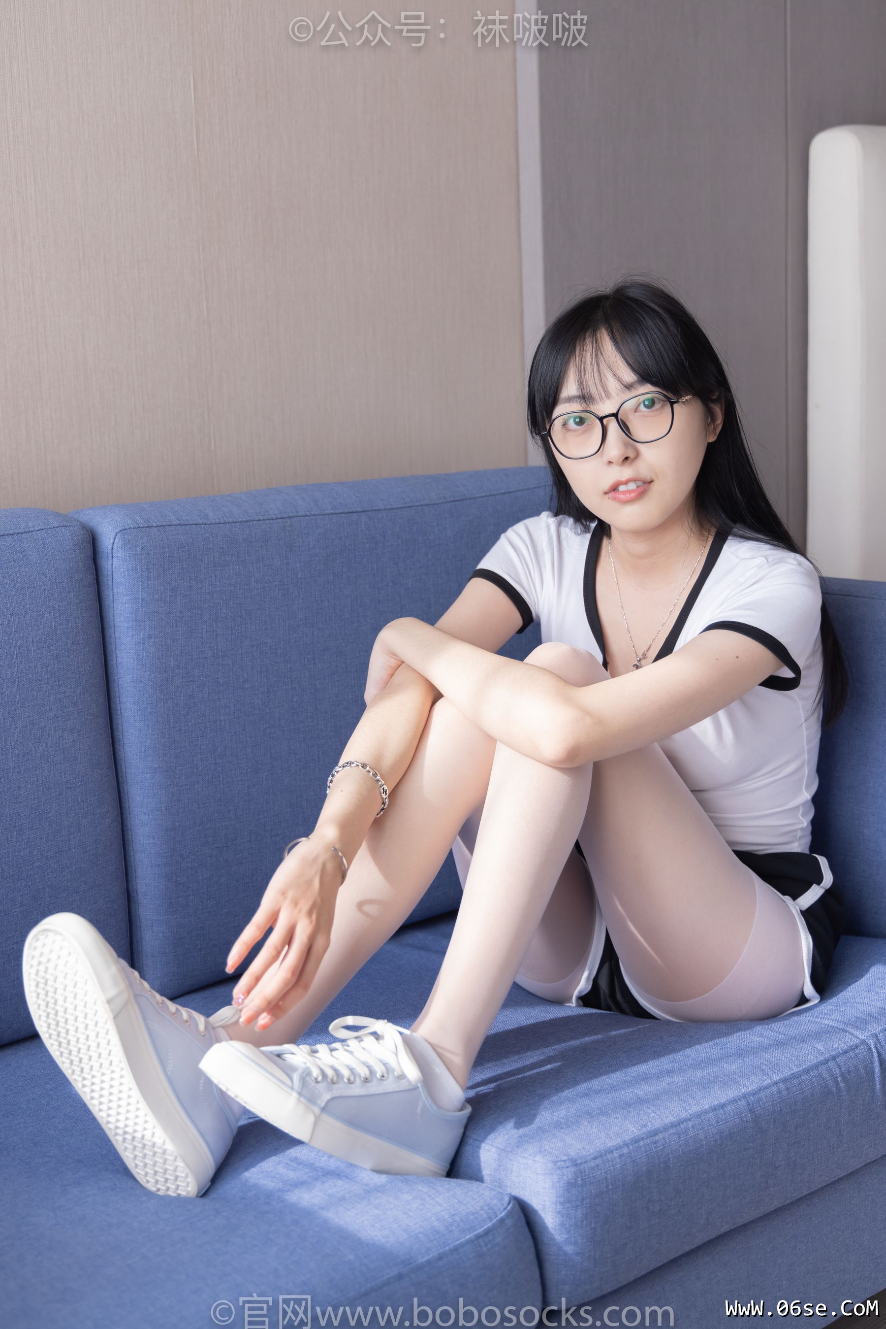图片[14]-BoBoSocks袜啵啵 No.037 稚予-帆布鞋、短白棉袜、白丝[136P]-六色网