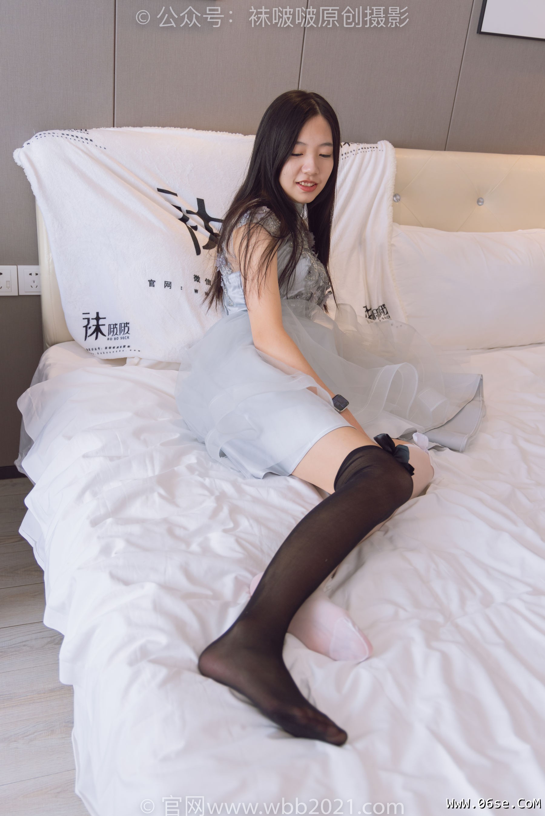图片[119]-BoBoSocks袜啵啵 No.356 小甜豆 -高跟鞋、黑白丝大腿袜[150P]-六色网