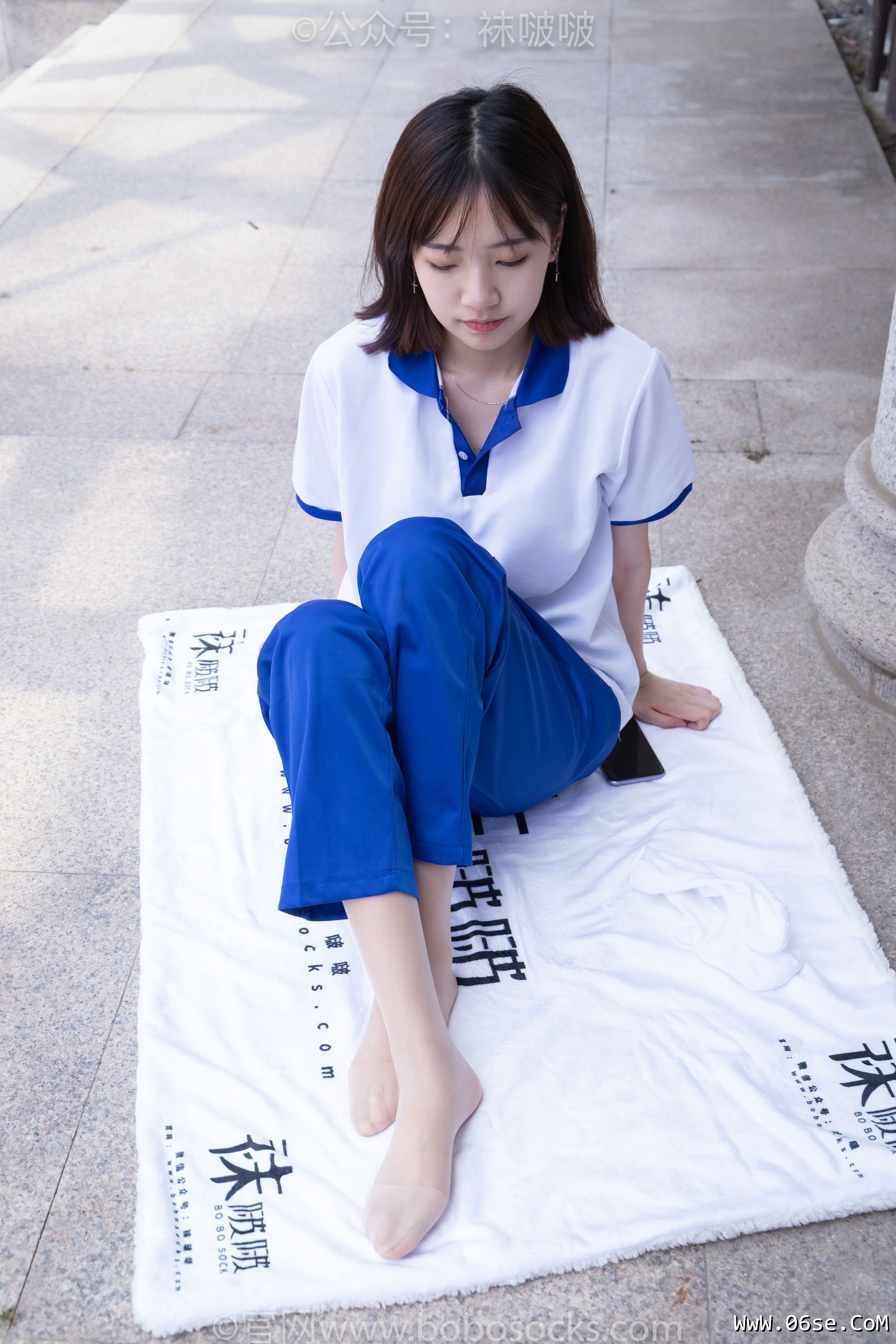 图片[103]-BoBoSocks袜啵啵 No.022 小甜豆-校服、贝壳头、白棉袜、肉丝[140P]-六色网