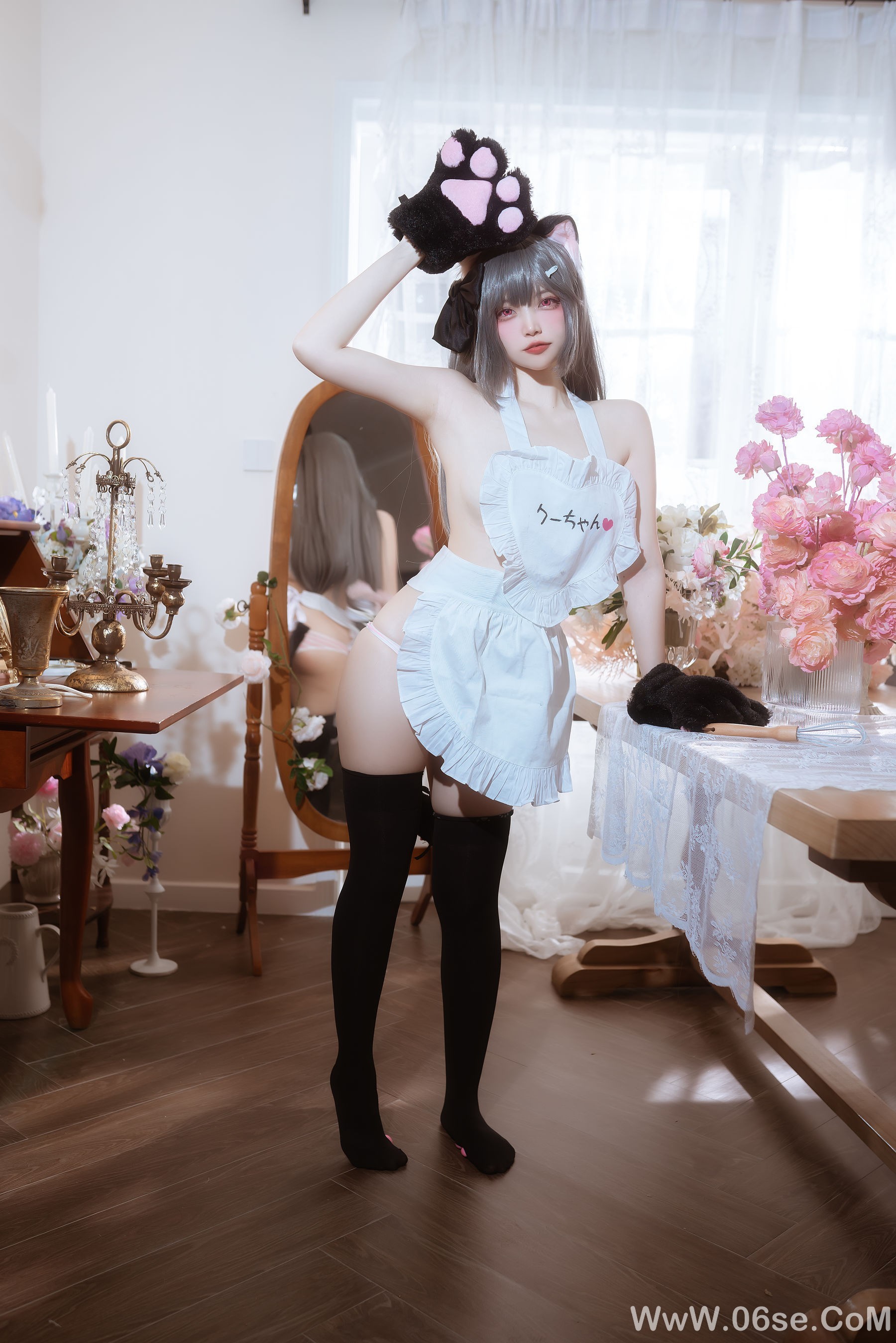 图片[41]-人气Coser二佐Nisa – 碧蓝水星纪念围裙[41P]-六色网