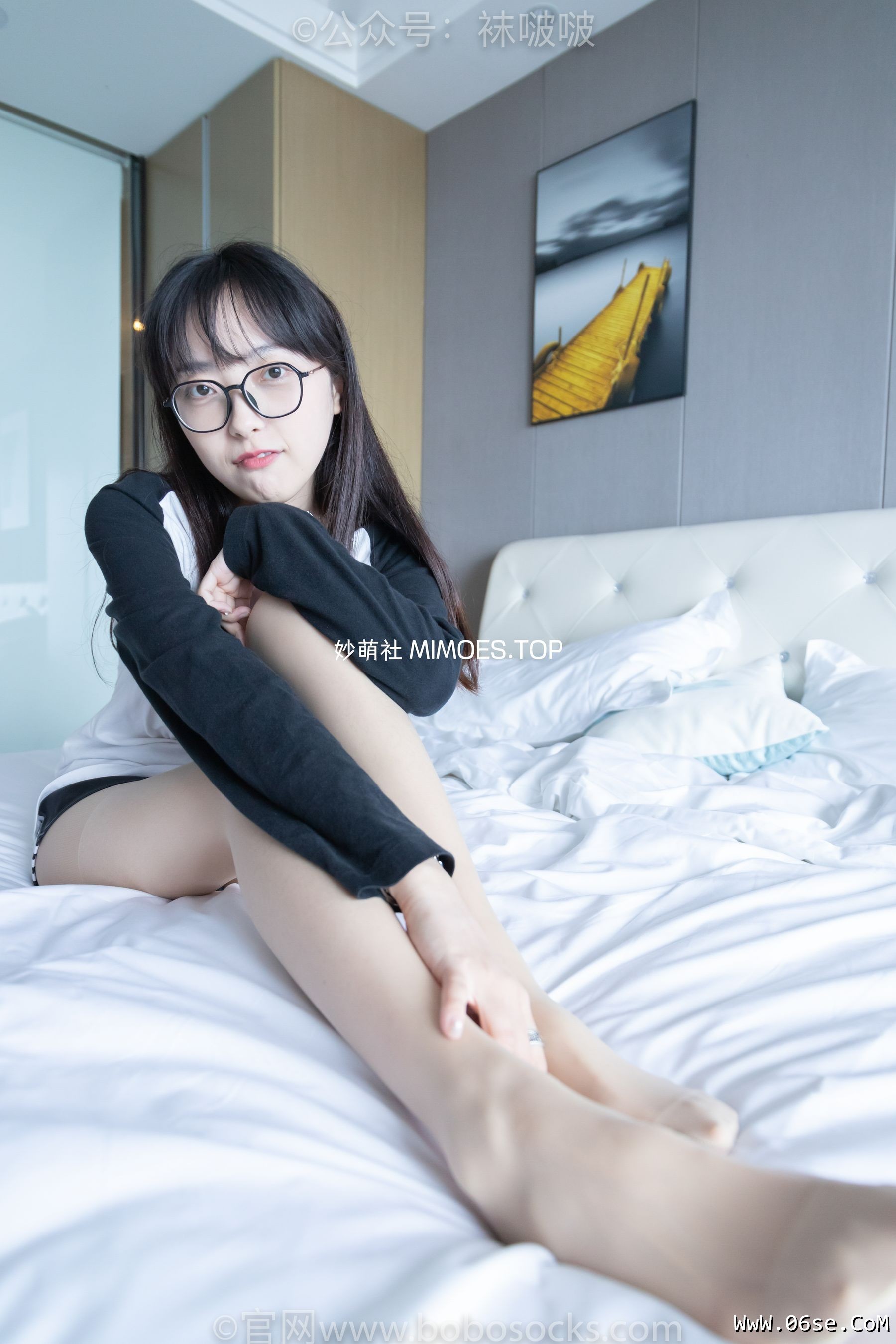 图片[148]-BoBoSocks袜啵啵 No.015 稚予-阿迪板鞋、白色短棉袜、肉丝[148P]-六色网