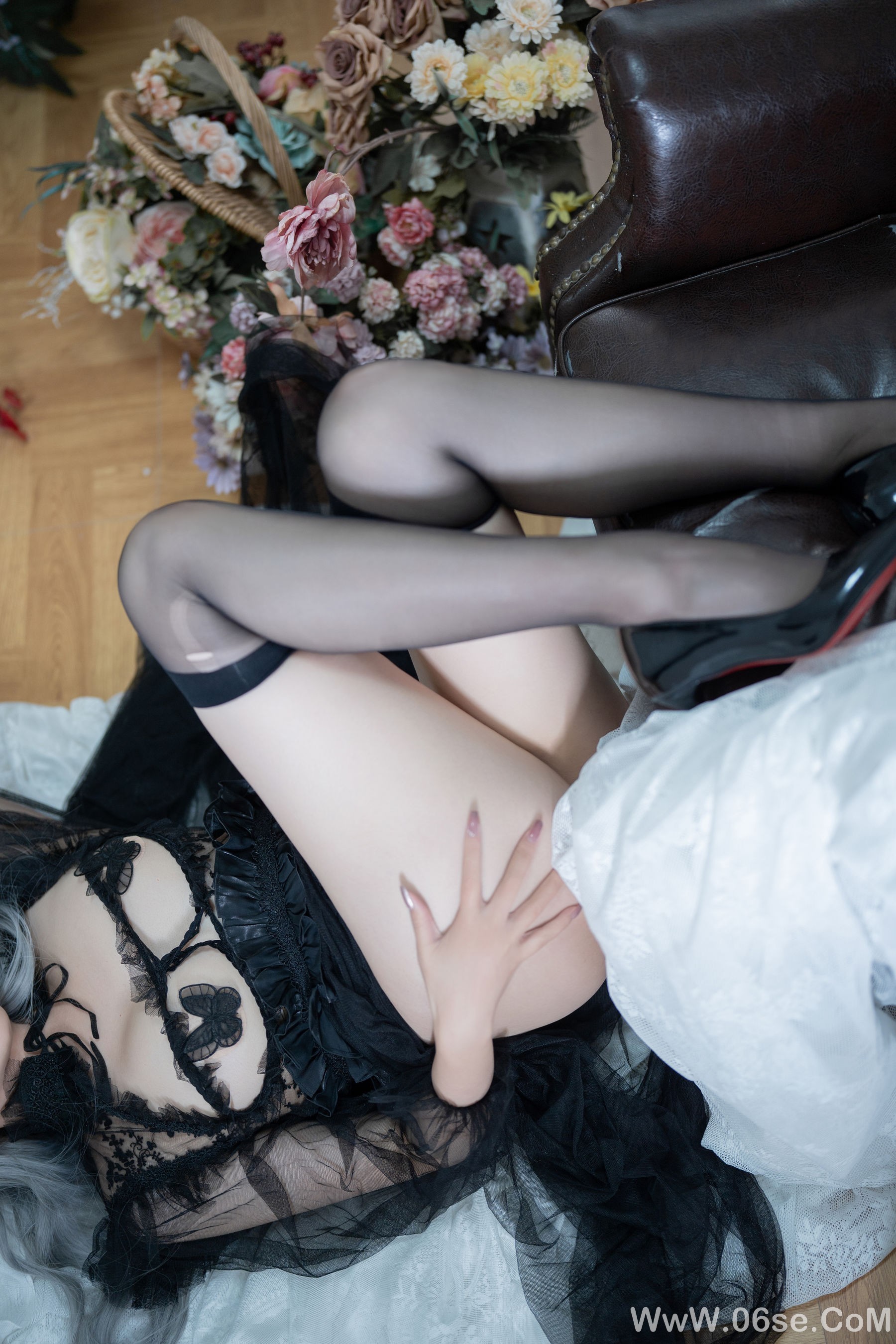 图片[58]-Natsuko夏夏子 – 黑蝴蝶[62P]-六色网