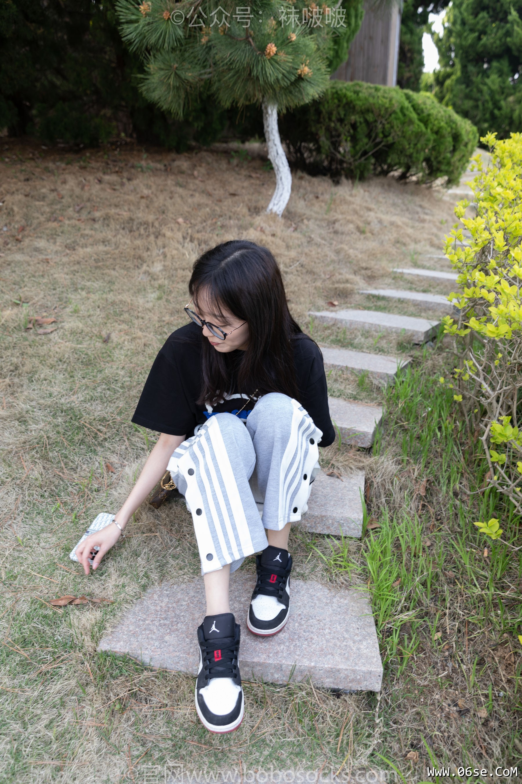 图片[21]-BoBoSocks袜啵啵 No.023 稚予-AJ、白色短棉袜、裸足[119P]-六色网