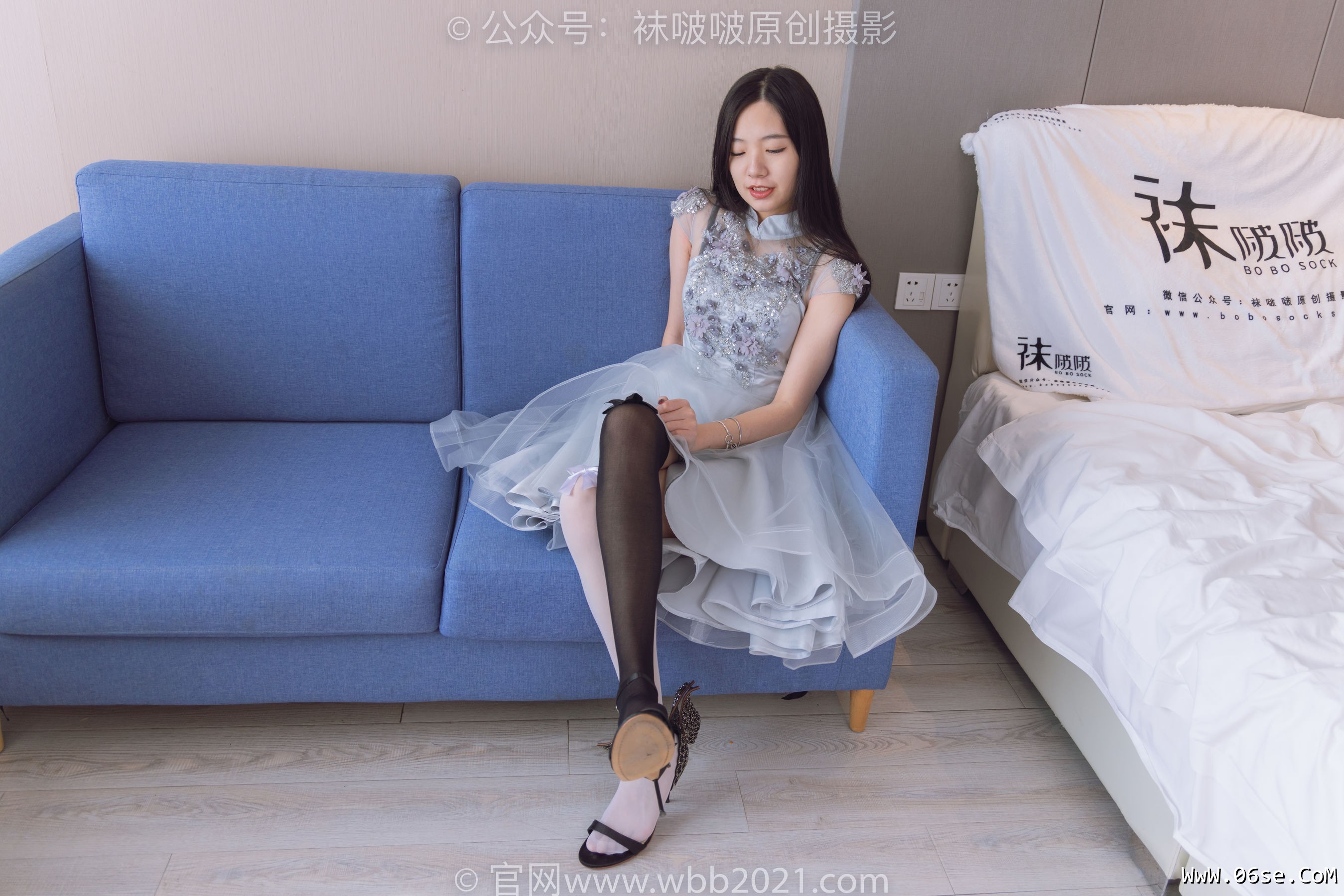 图片[75]-BoBoSocks袜啵啵 No.356 小甜豆 -高跟鞋、黑白丝大腿袜[150P]-六色网