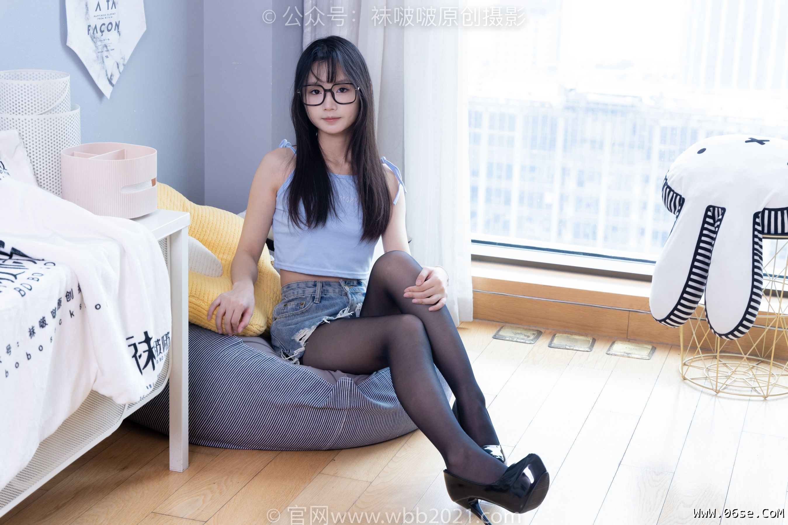 图片[5]-BoBoSocks袜啵啵 No.353 甜甜圈 -高跟鞋、黑丝、裸足[145P]-六色网