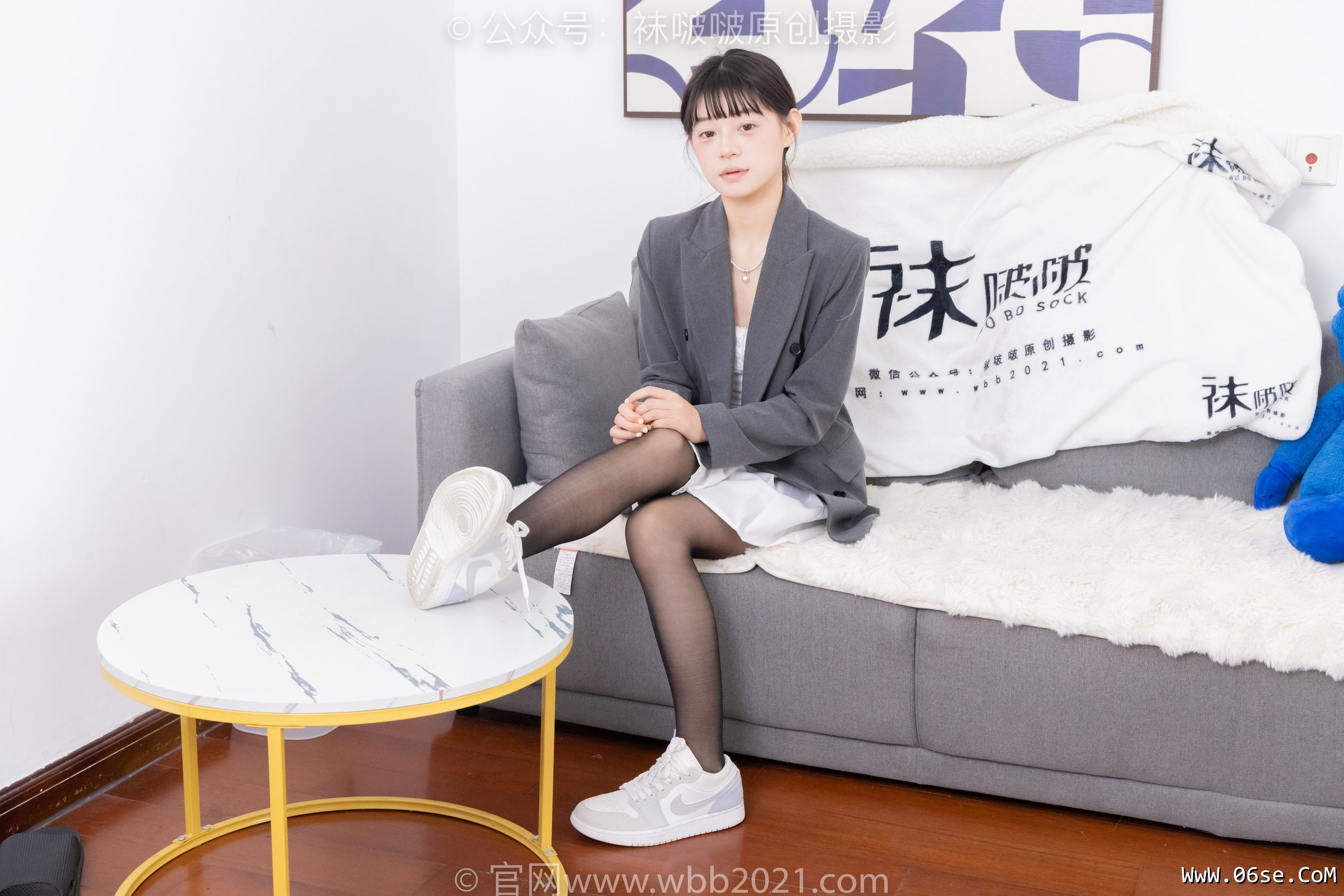 图片[88]-BoBoSocks袜啵啵 No.404 糯米 -板鞋、黑丝、ol风[145P]-六色网
