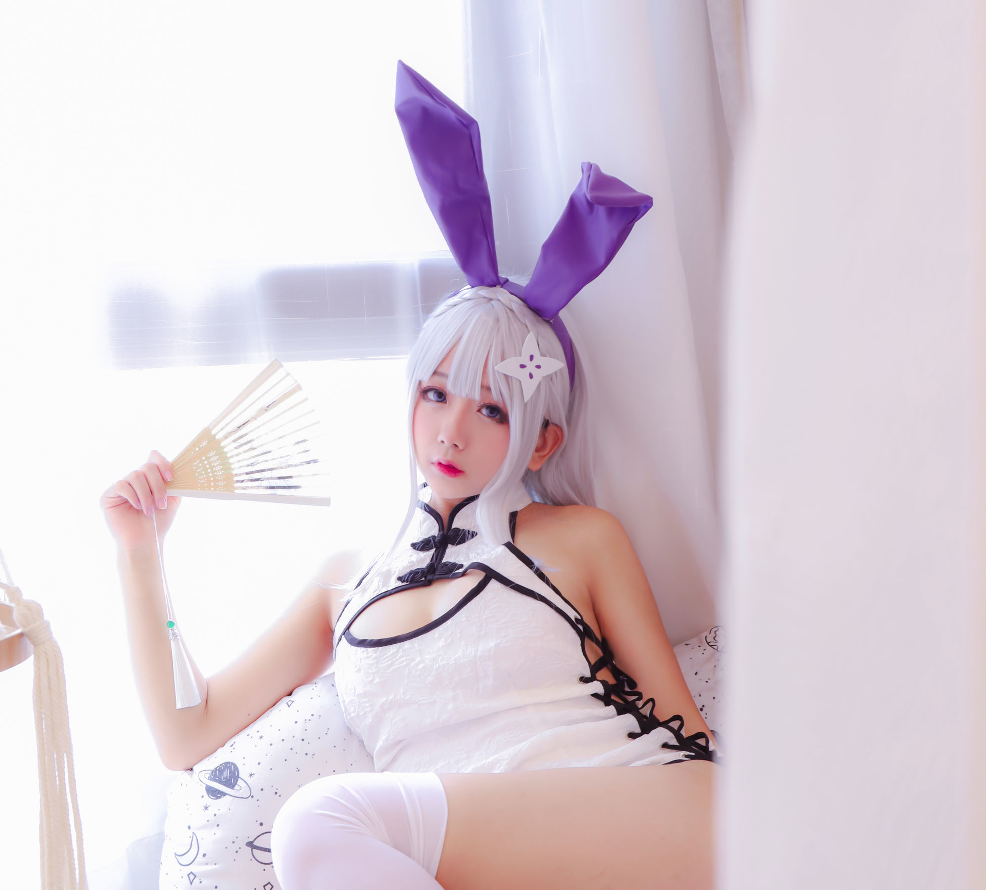 图片[17]-Cosplay日奈娇 白旗袍[42P]-六色网