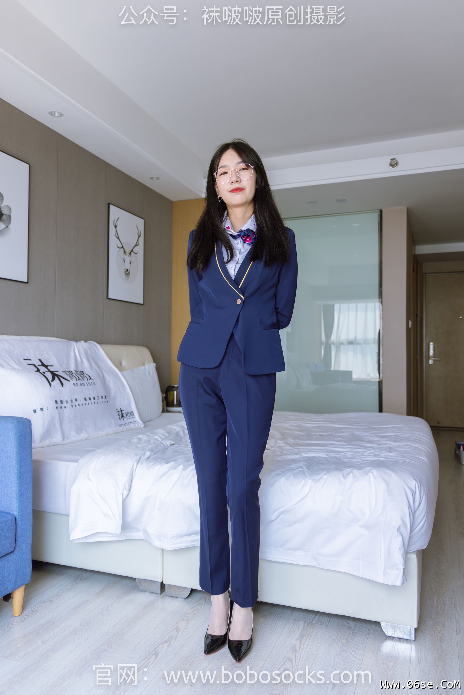 图片[48]-BoBoSocks袜啵啵 No.139 小甜豆-高跟鞋、短肉丝、空姐制服[140P]-六色网