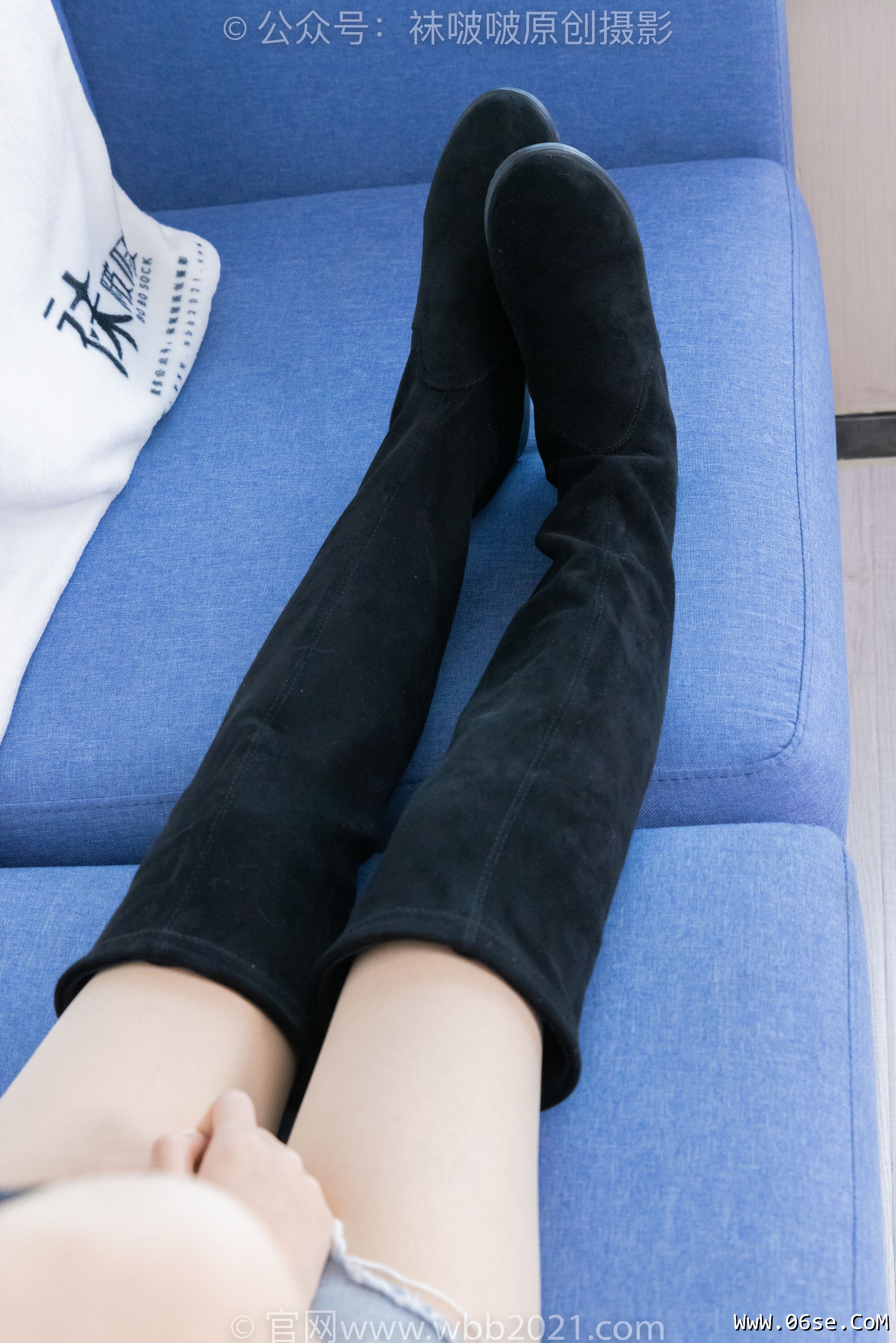 图片[62]-BoBoSocks袜啵啵 No.422 糯米 -长靴、白棉袜、肉丝[140P]-六色网