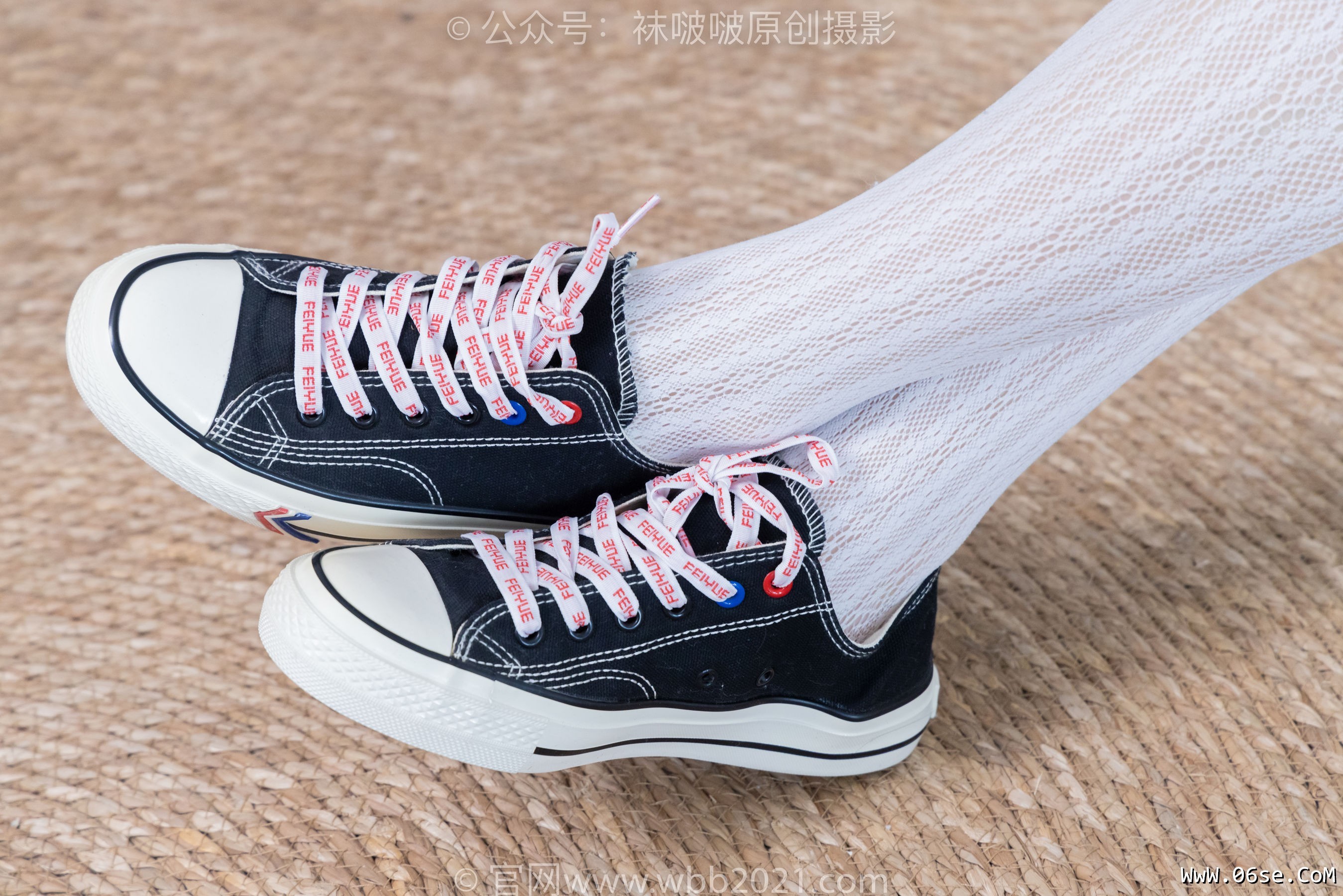 图片[27]-BoBoSocks袜啵啵 No.372 甜甜圈 -板鞋、白色蕾丝袜、可拆卸牛仔裤、裤里丝[140P]-六色网