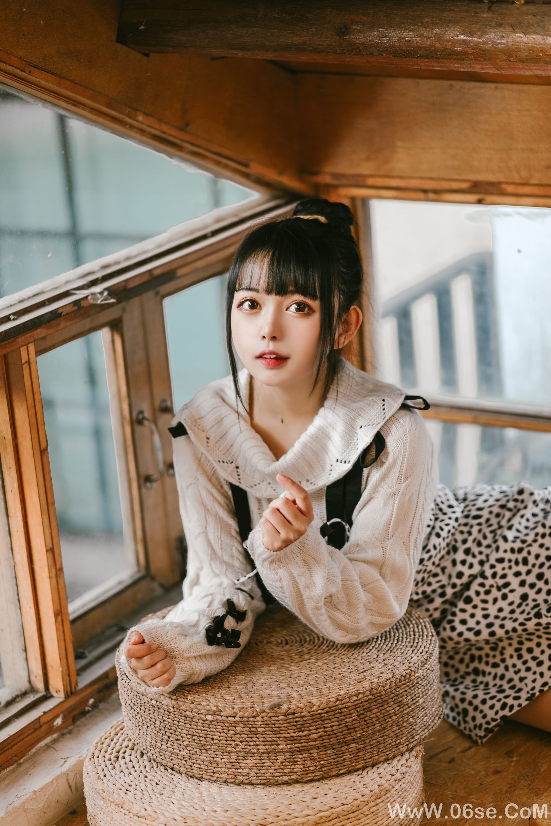 图片[12]-大眼萌妹黑猫猫OvO 少女心事[21P]-六色网