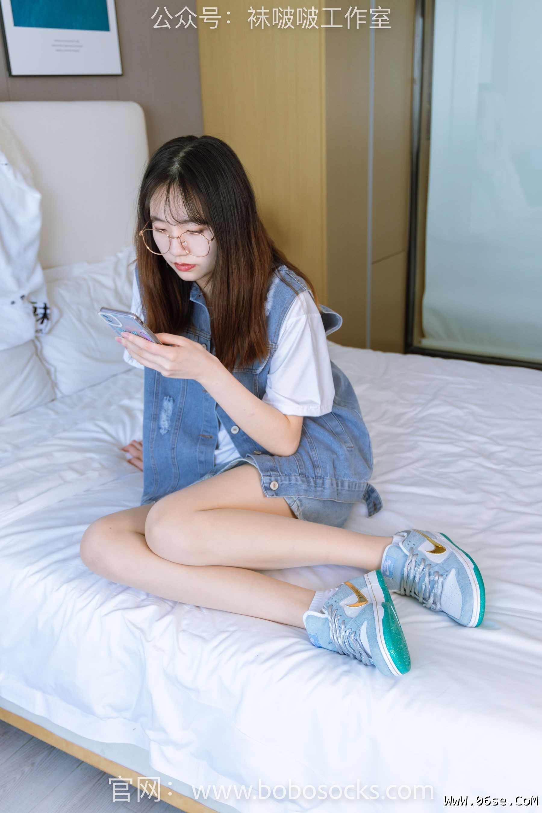 图片[50]-BoBoSocks袜啵啵 No.123 小甜豆-板鞋、白棉袜、肉丝[140P]-六色网