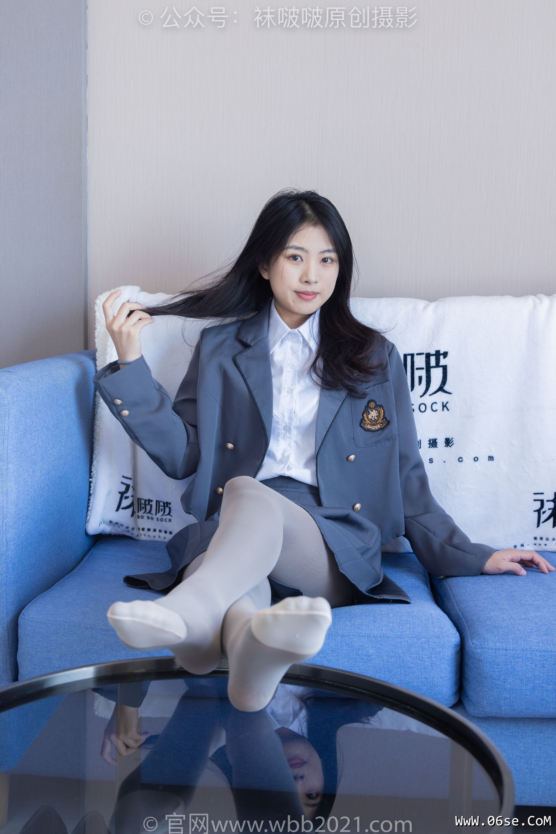 图片[115]-BoBoSocks袜啵啵 No.312 奶油 -高跟鞋、黑丝打底、肉丝[160P]-六色网