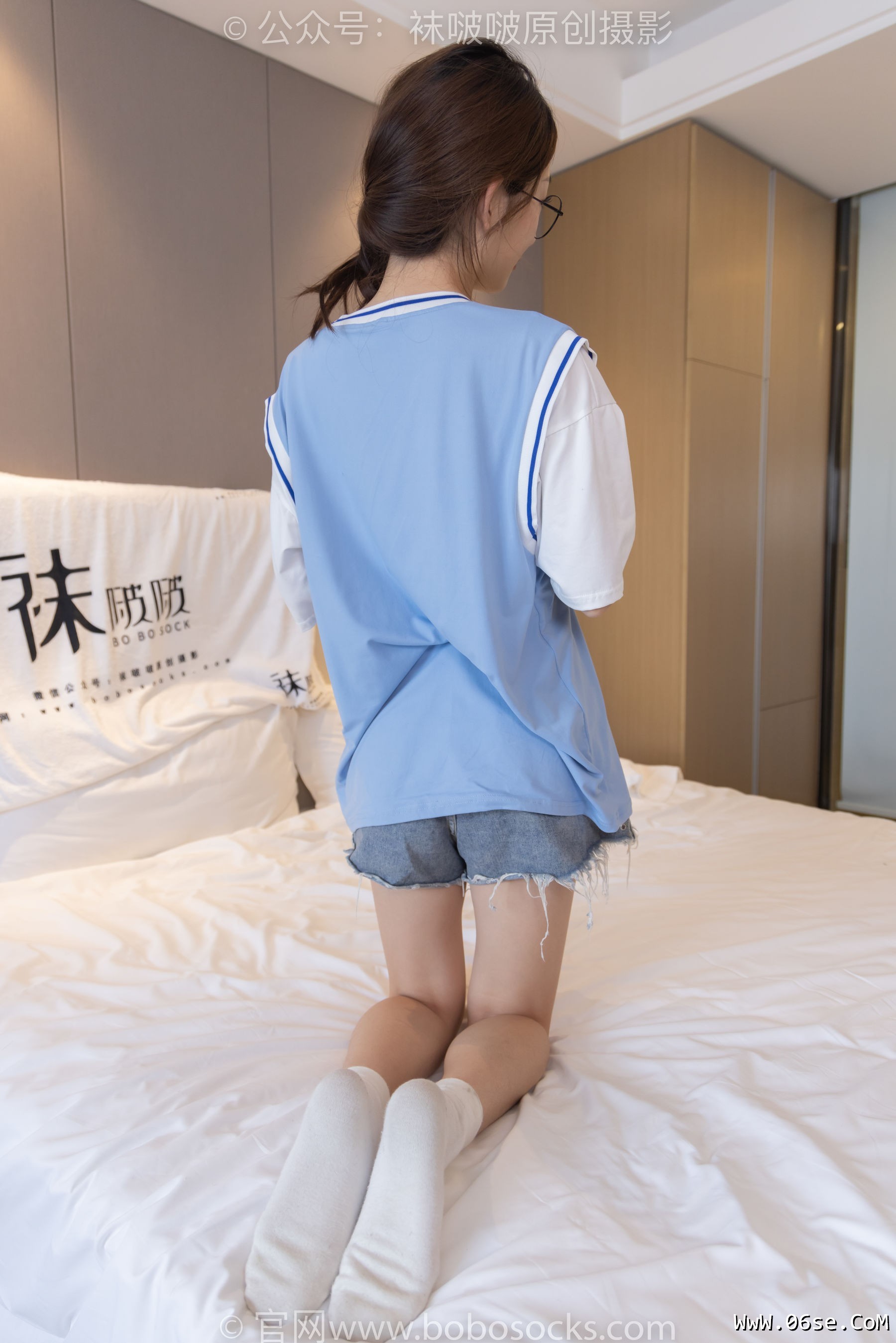 图片[8]-BoBoSocks袜啵啵 No.217 小沫-高跟鞋、皮鞋、短肉丝、自然穿脏白棉袜[150P]-六色网
