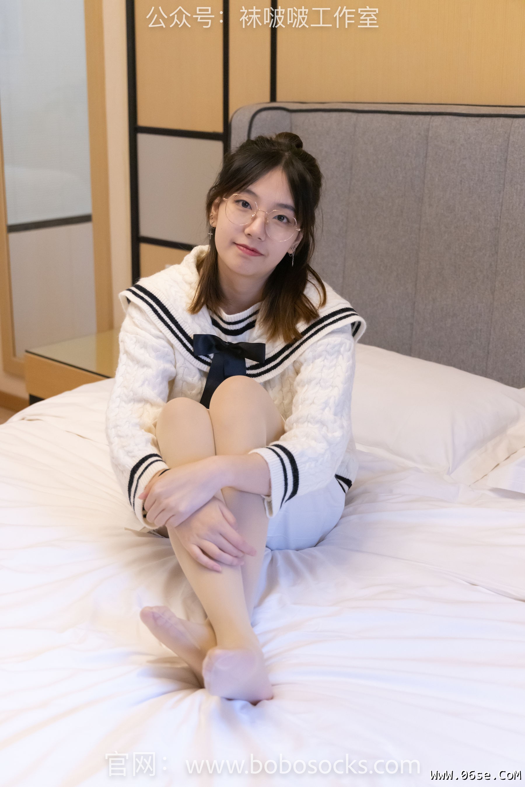 图片[38]-BoBoSocks袜啵啵 No.117 小甜豆-黑皮鞋、厚肉丝[135P]-六色网