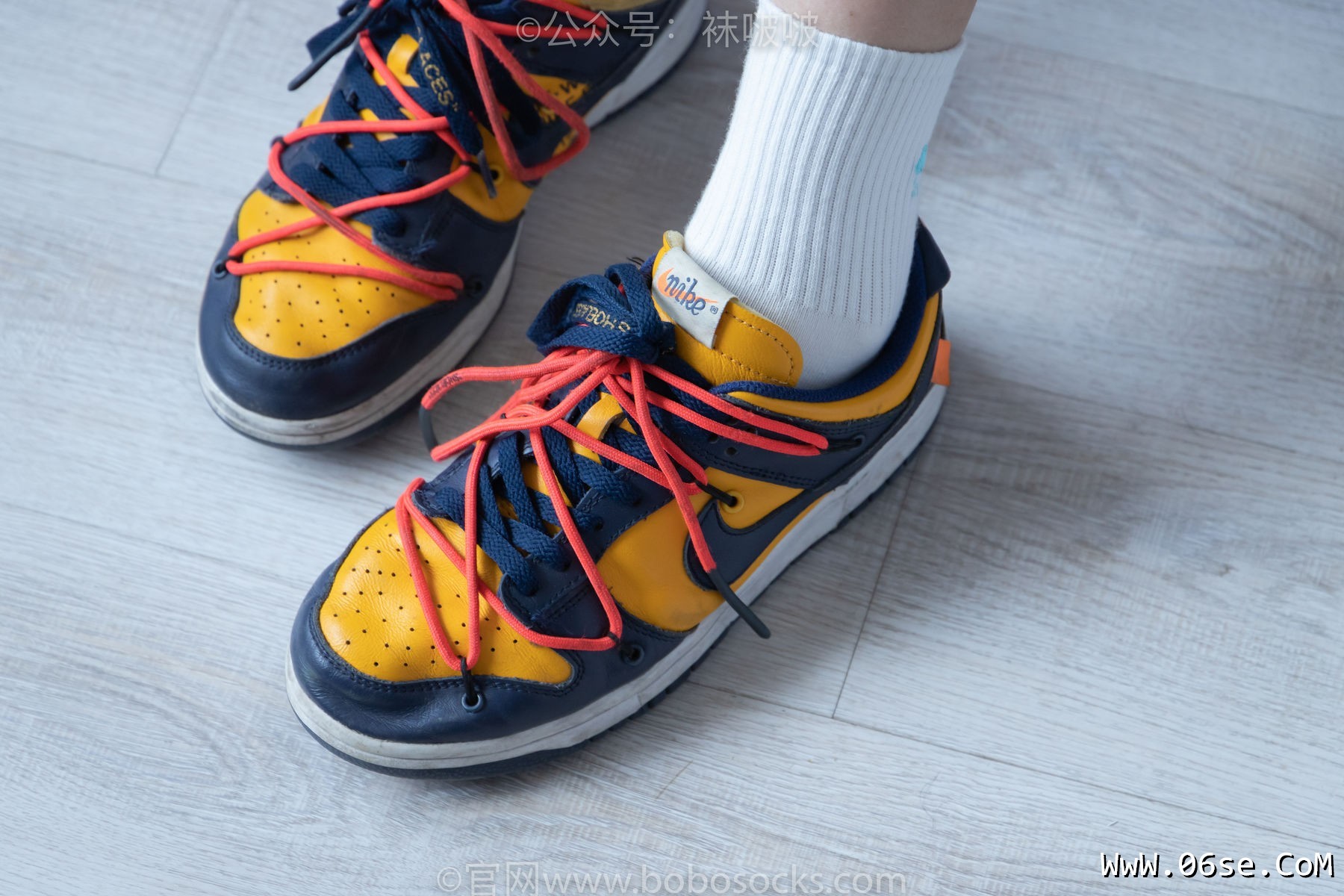 图片[7]-BoBoSocks袜啵啵 No.009 果冻-耐克板鞋、白棉袜、裸足[130P]-六色网