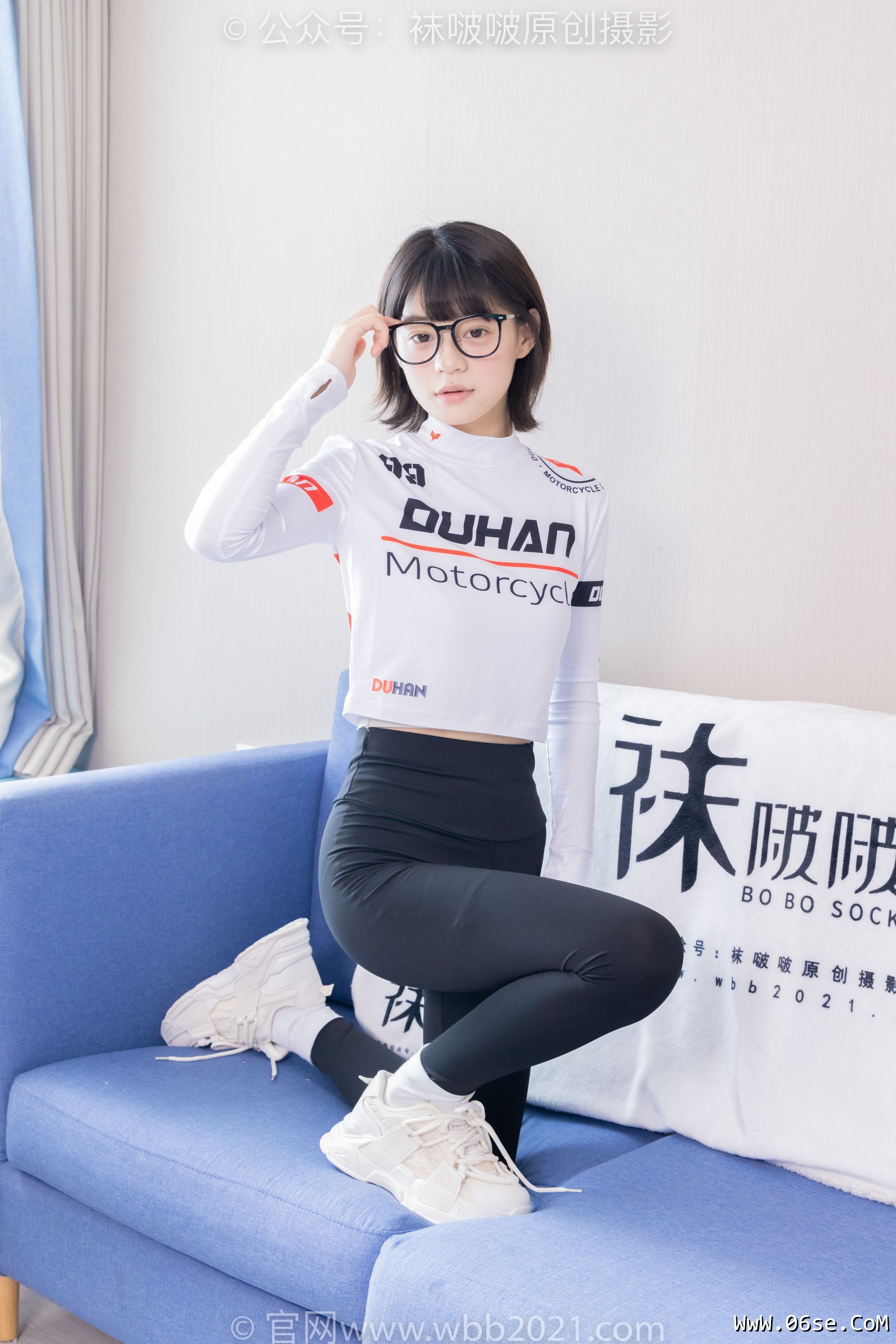 图片[59]-BoBoSocks袜啵啵 No.410 糯米 -运动鞋、白棉袜、肉丝、瑜伽裤裤里丝[145P]-六色网