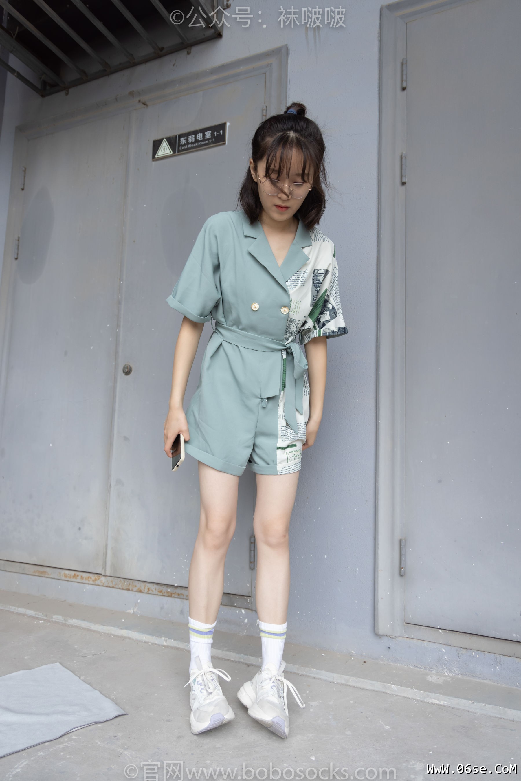 图片[11]-BoBoSocks袜啵啵 No.025 熊熊-安踏运动鞋、白色棉袜、裸足[146P]-六色网
