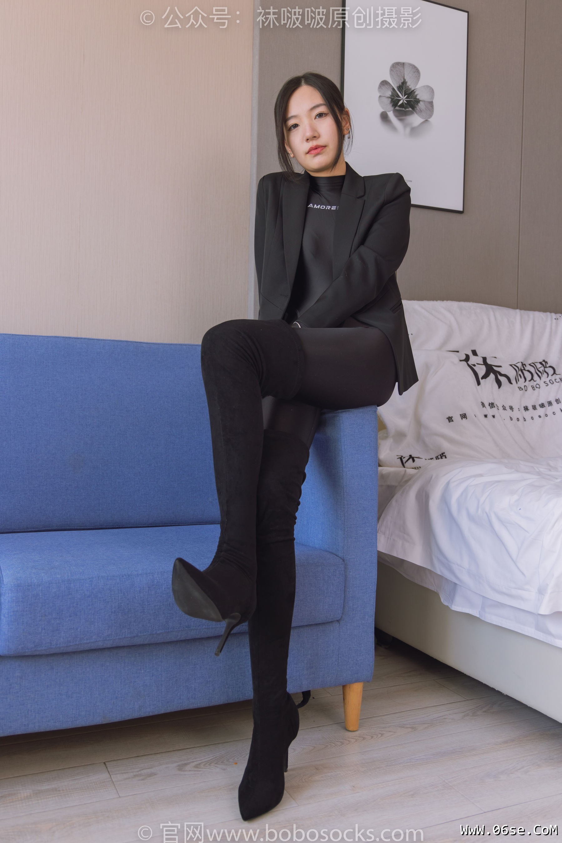图片[65]-BoBoSocks袜啵啵 No.188 小甜豆-连体泳衣、高跟长靴、短肉丝、裸足[147P]-六色网