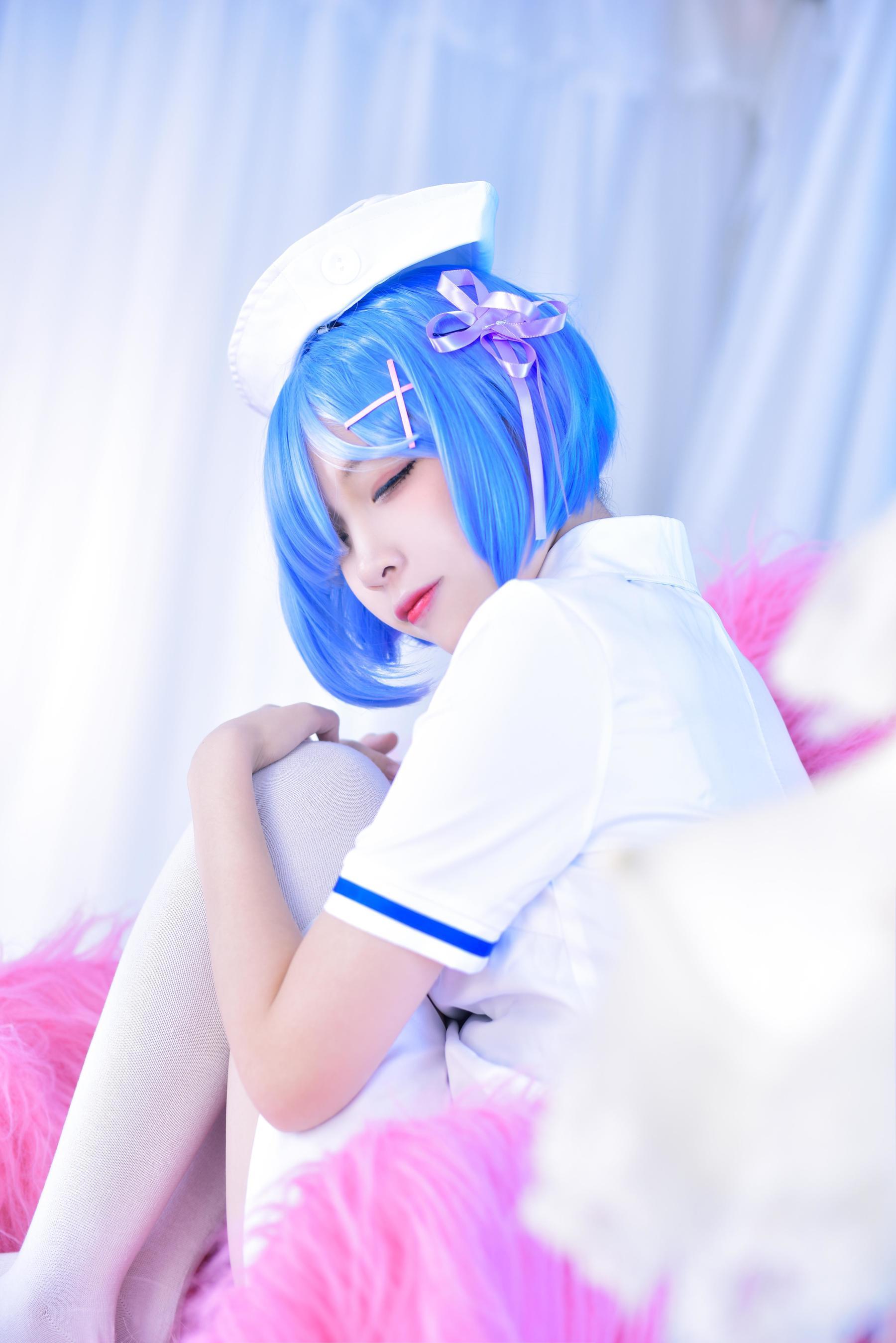图片[18]-人气Coser二佐Nisa 蕾姆护士[31P]-六色网