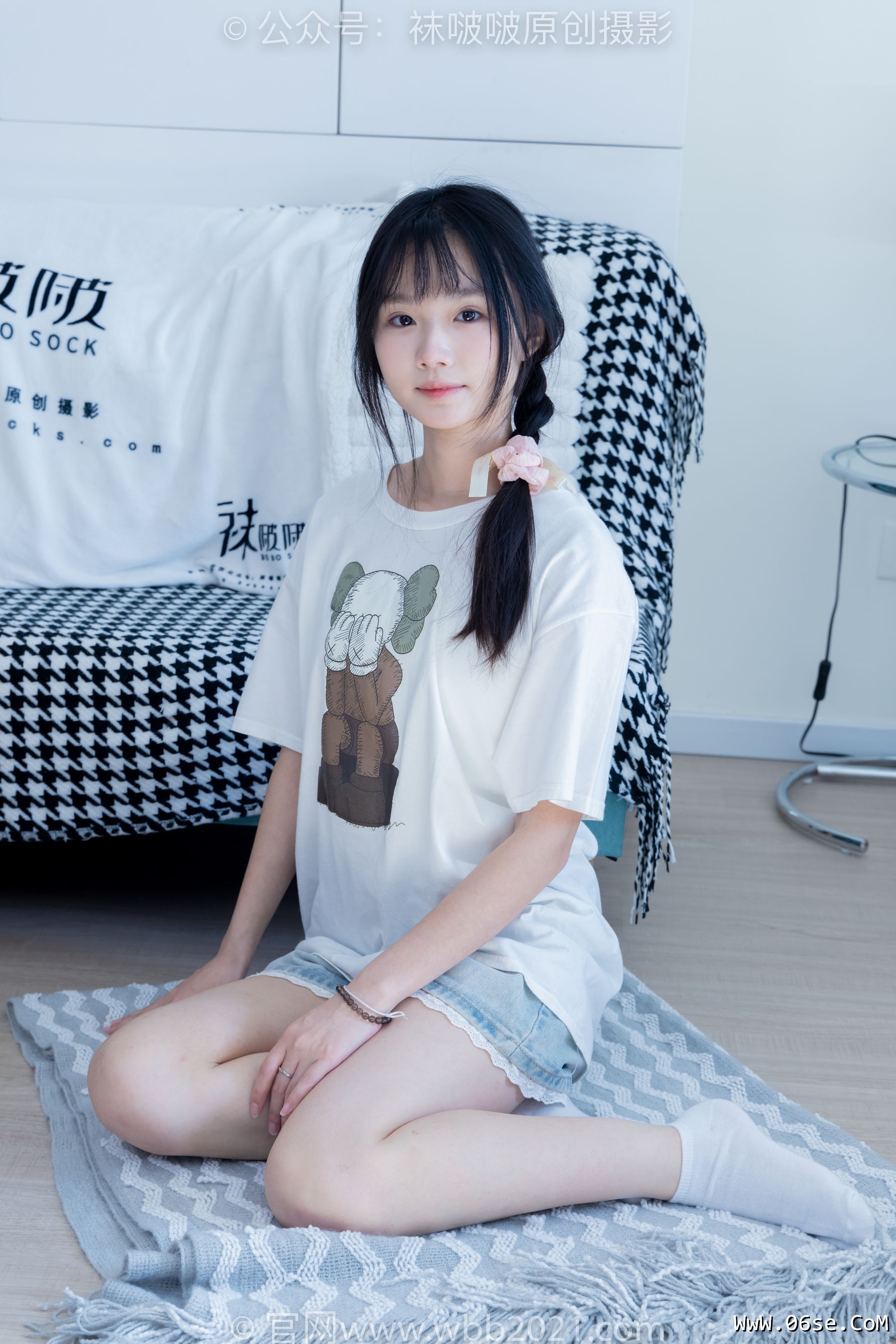 图片[125]-BoBoSocks袜啵啵 No.331 甜甜圈 -板鞋、白棉袜、裸足[144P]-六色网