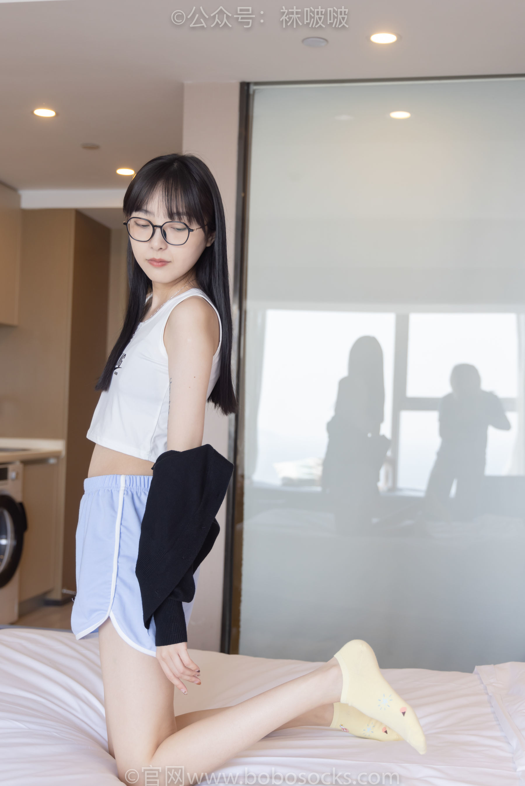 图片[125]-BoBoSocks袜啵啵 No.081 稚予- AJ、浅黄色短棉袜、浅蓝色短棉袜、裸足[145P]-六色网