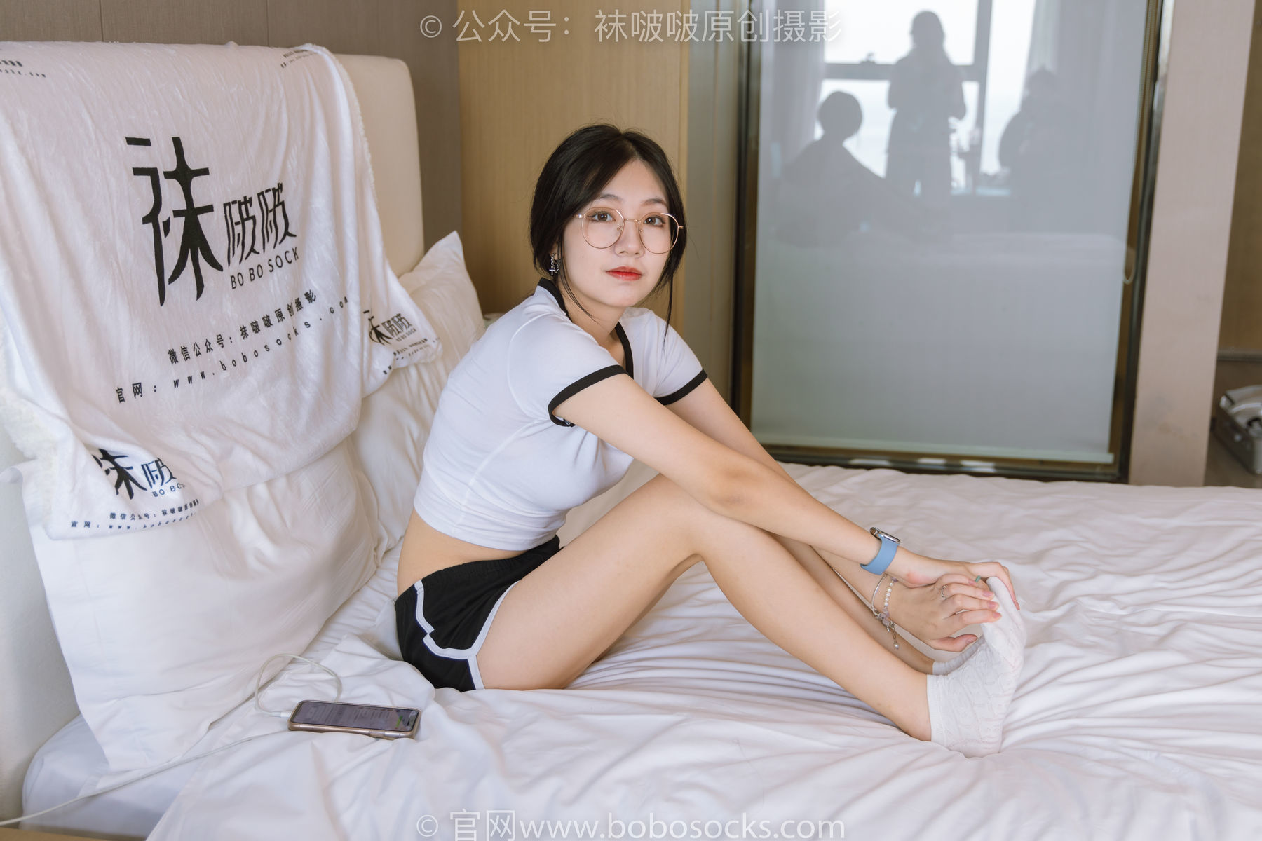图片[48]-BoBoSocks袜啵啵 No.189 小甜豆-贝壳头板鞋、白棉袜、裸足[169P]-六色网