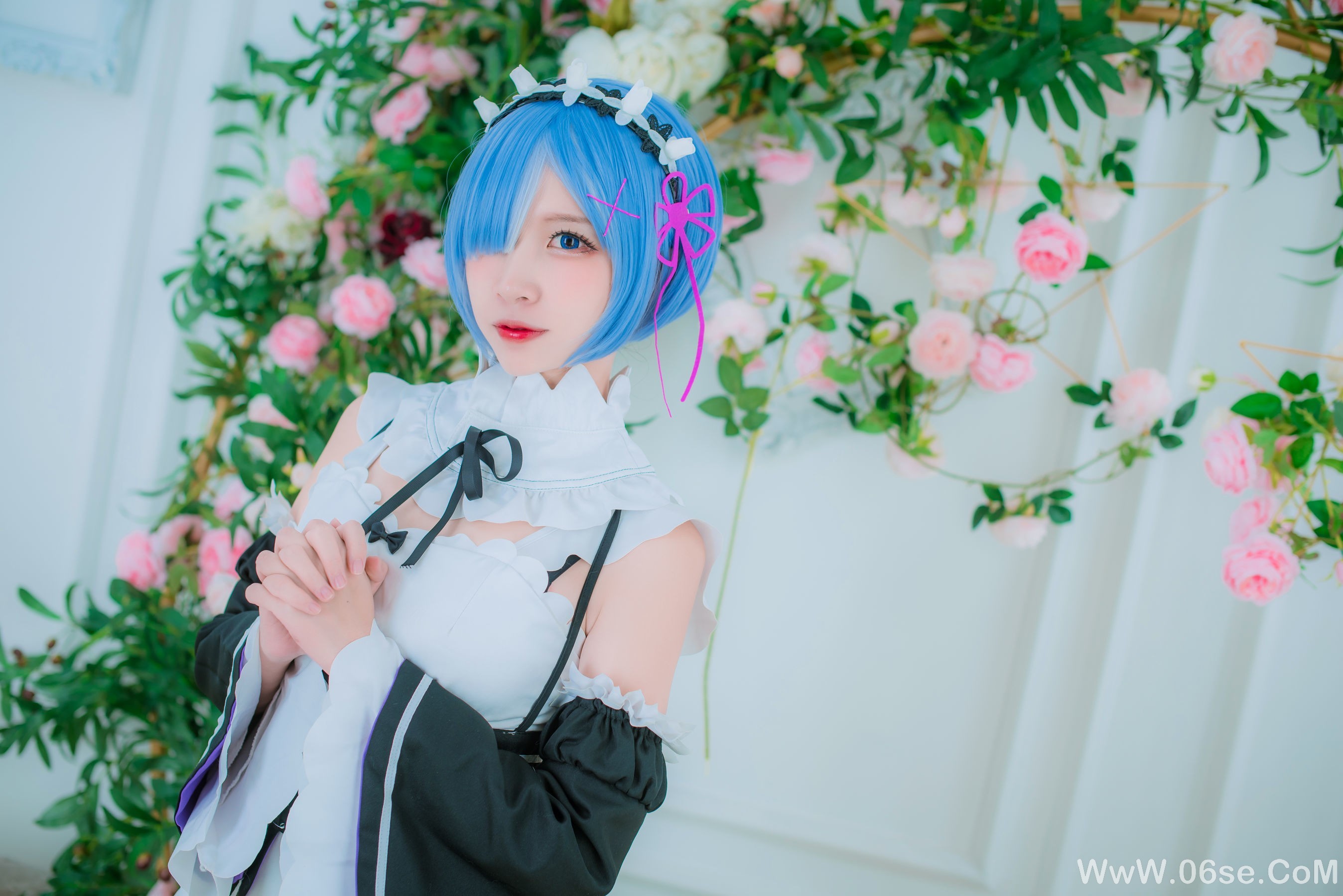图片[19]-人气Coser二佐Nisa 蕾姆女仆[33P]-六色网