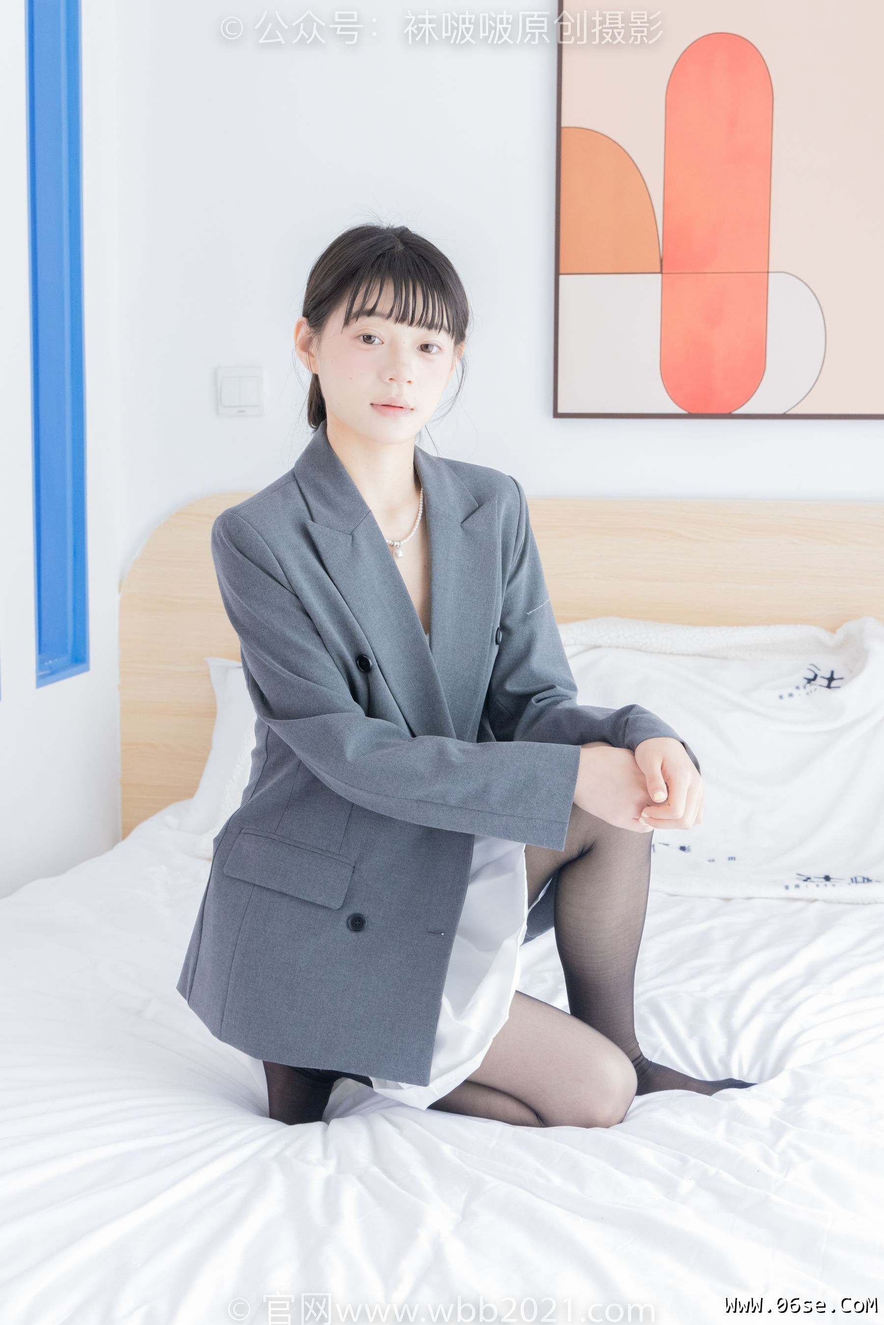 图片[129]-BoBoSocks袜啵啵 No.404 糯米 -板鞋、黑丝、ol风[145P]-六色网