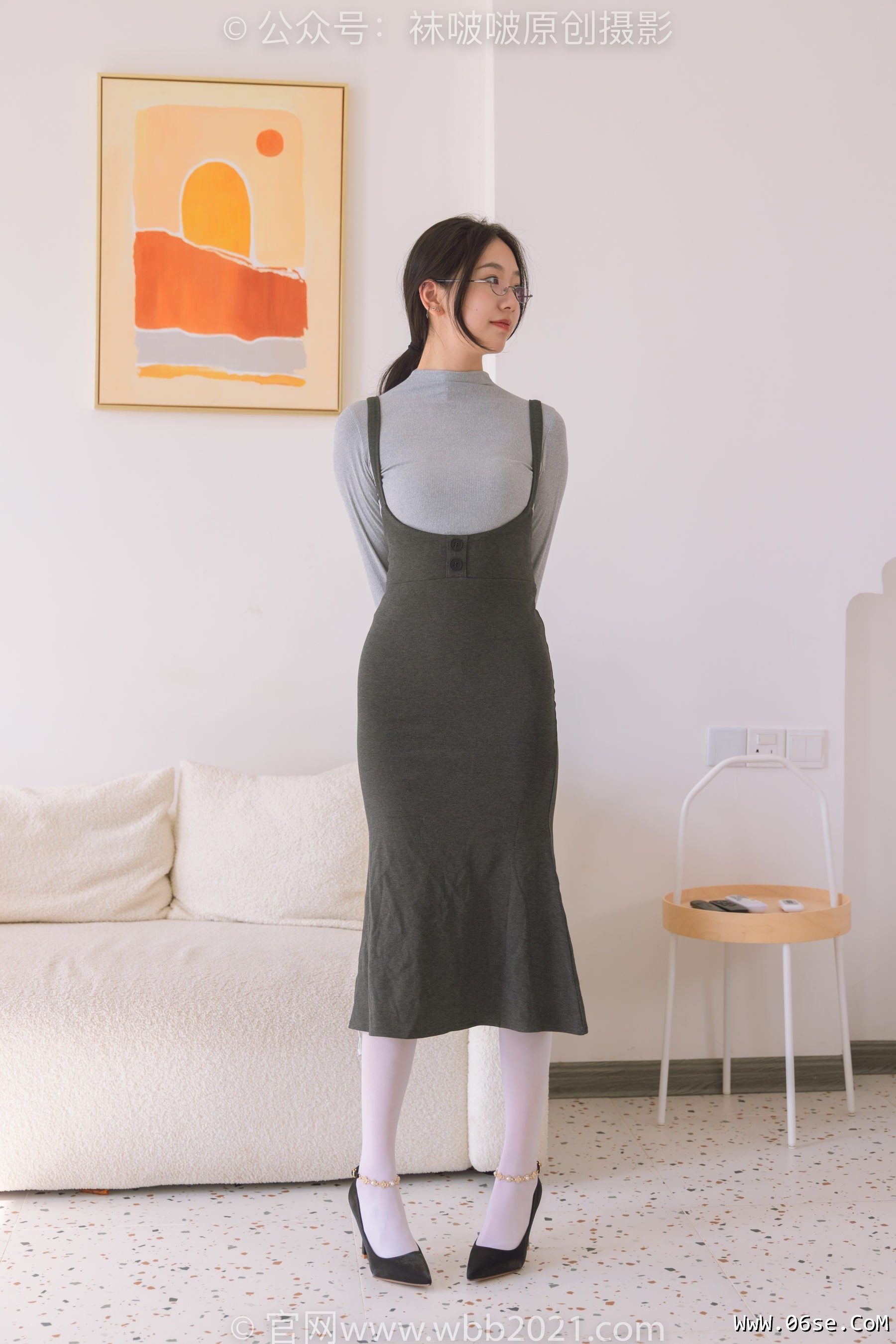 图片[120]-BoBoSocks袜啵啵 No.242 小甜豆-高跟鞋、厚白丝[140P]-六色网