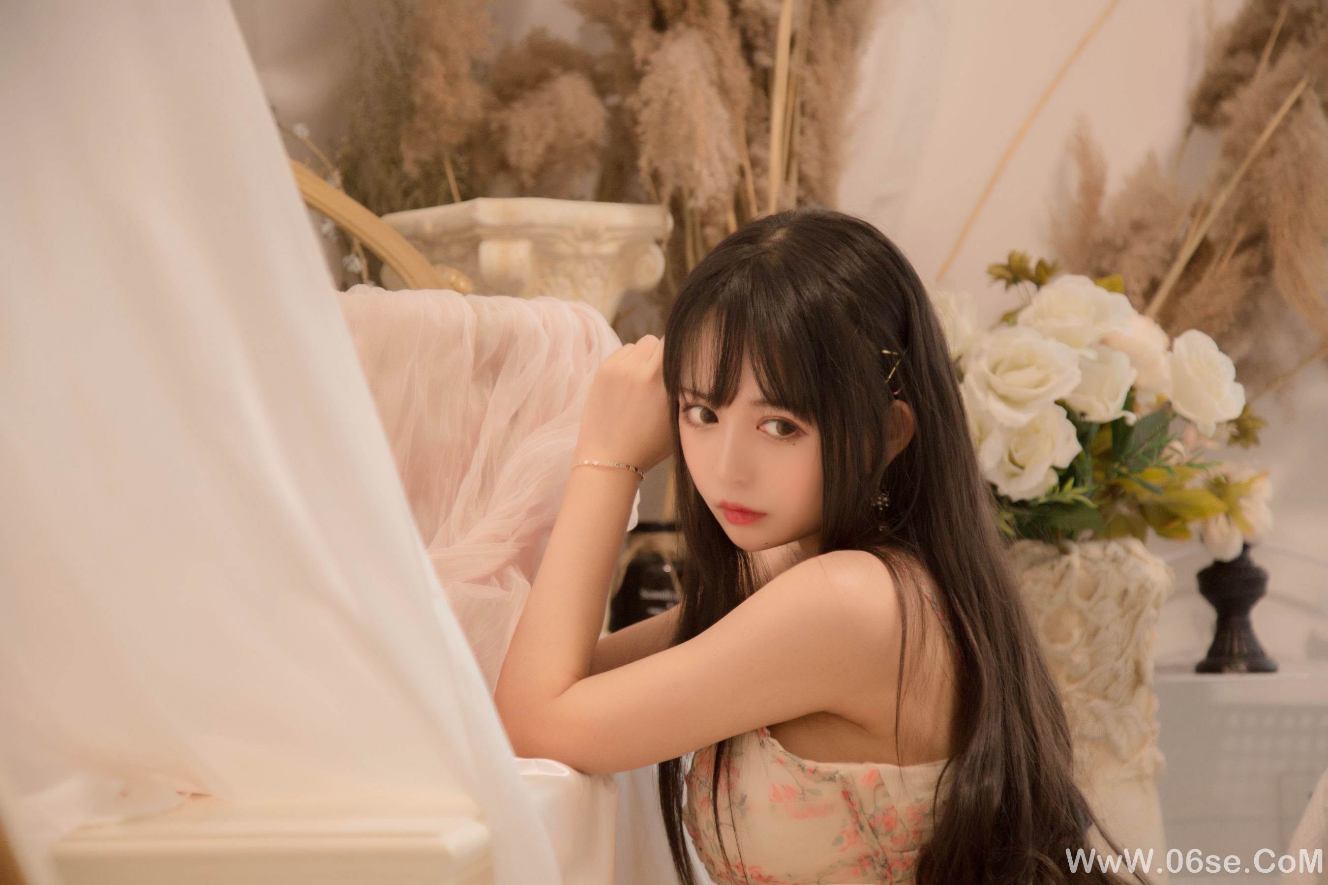 图片[22]-大眼萌妹黑猫猫OvO good morning + good night[24P]-六色网