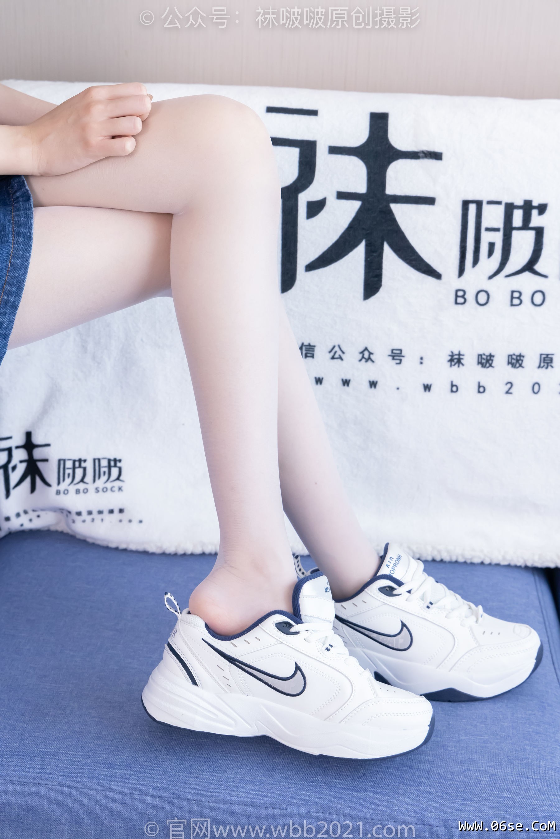 图片[46]-BoBoSocks袜啵啵 No.435 稚予 -板鞋、运动鞋、白丝、肉丝[150P]-六色网