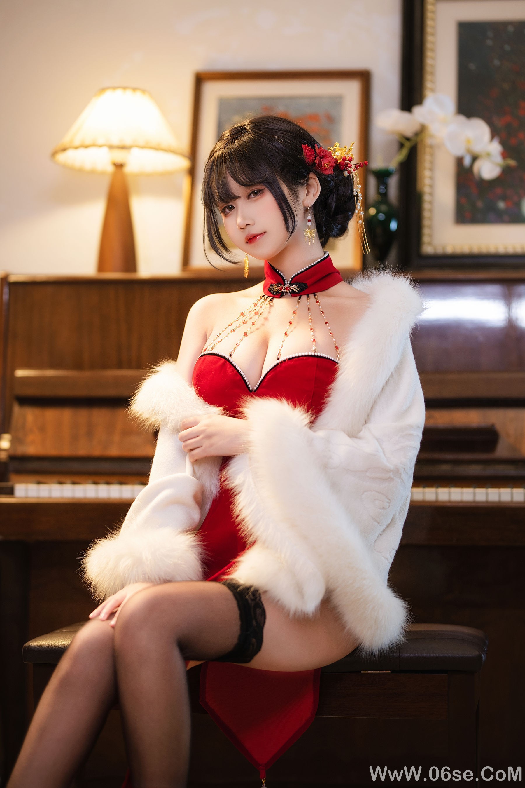 图片[6]-微博妹子三度_69 – 红丝绒旗袍[31P]-六色网