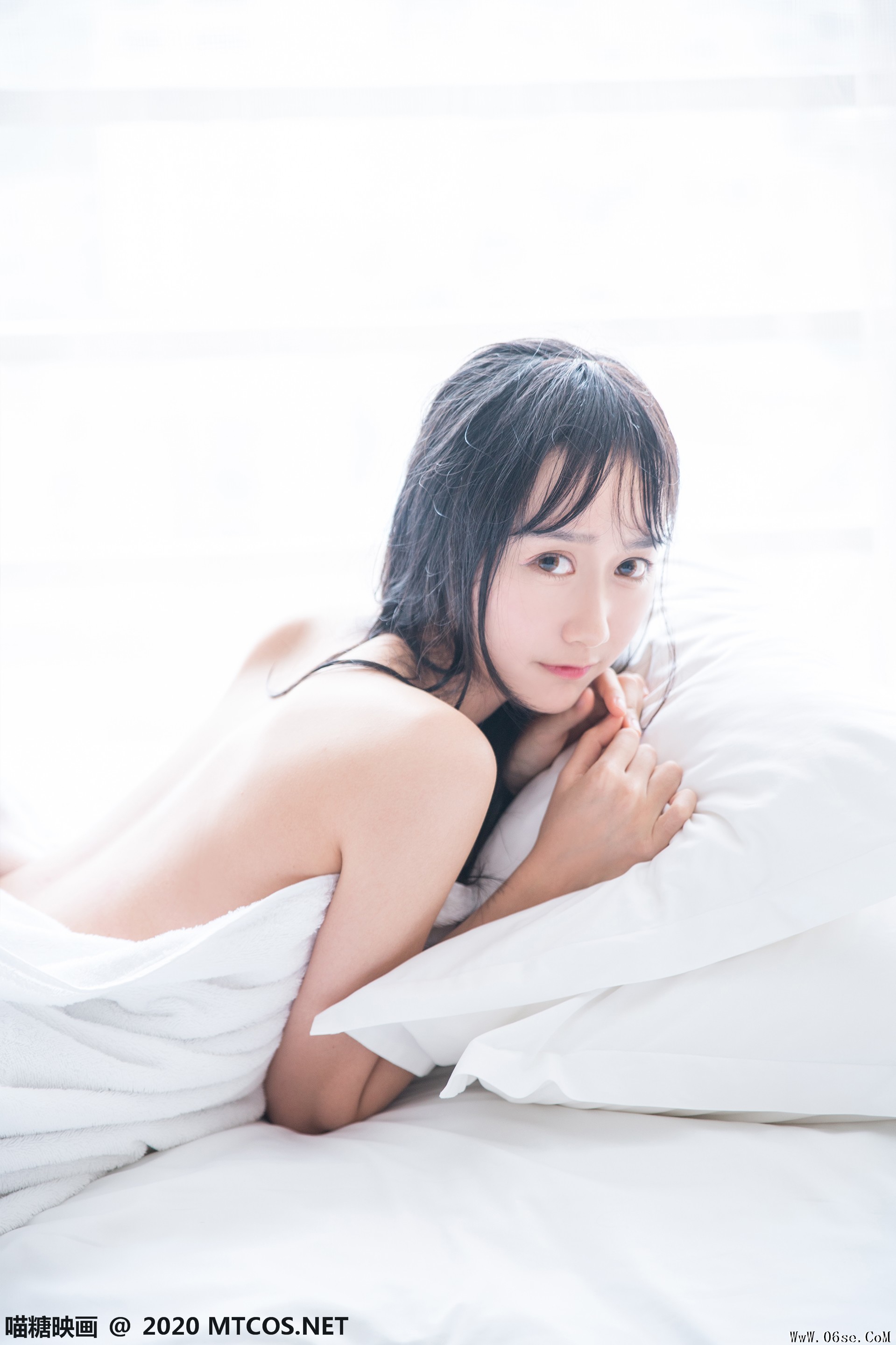 图片[47]-喵糖映画 VOL.174 纯白浴巾[58P／161M]-六色网