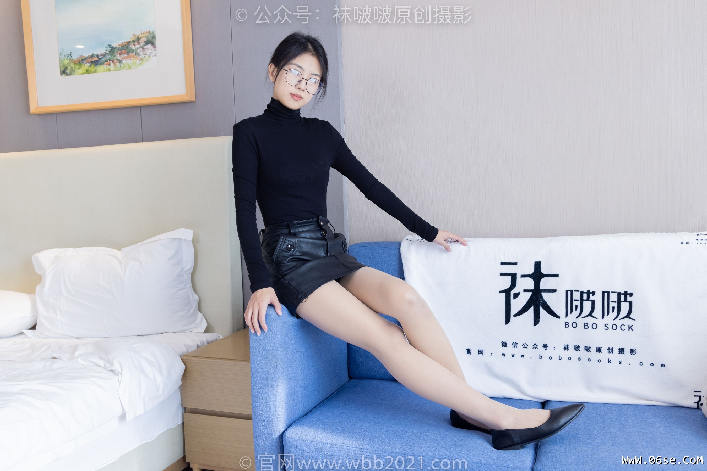图片[58]-BoBoSocks袜啵啵 No.342 奶油 -平底鞋、肉丝、老头乐挠脚心剧情[140P]-六色网