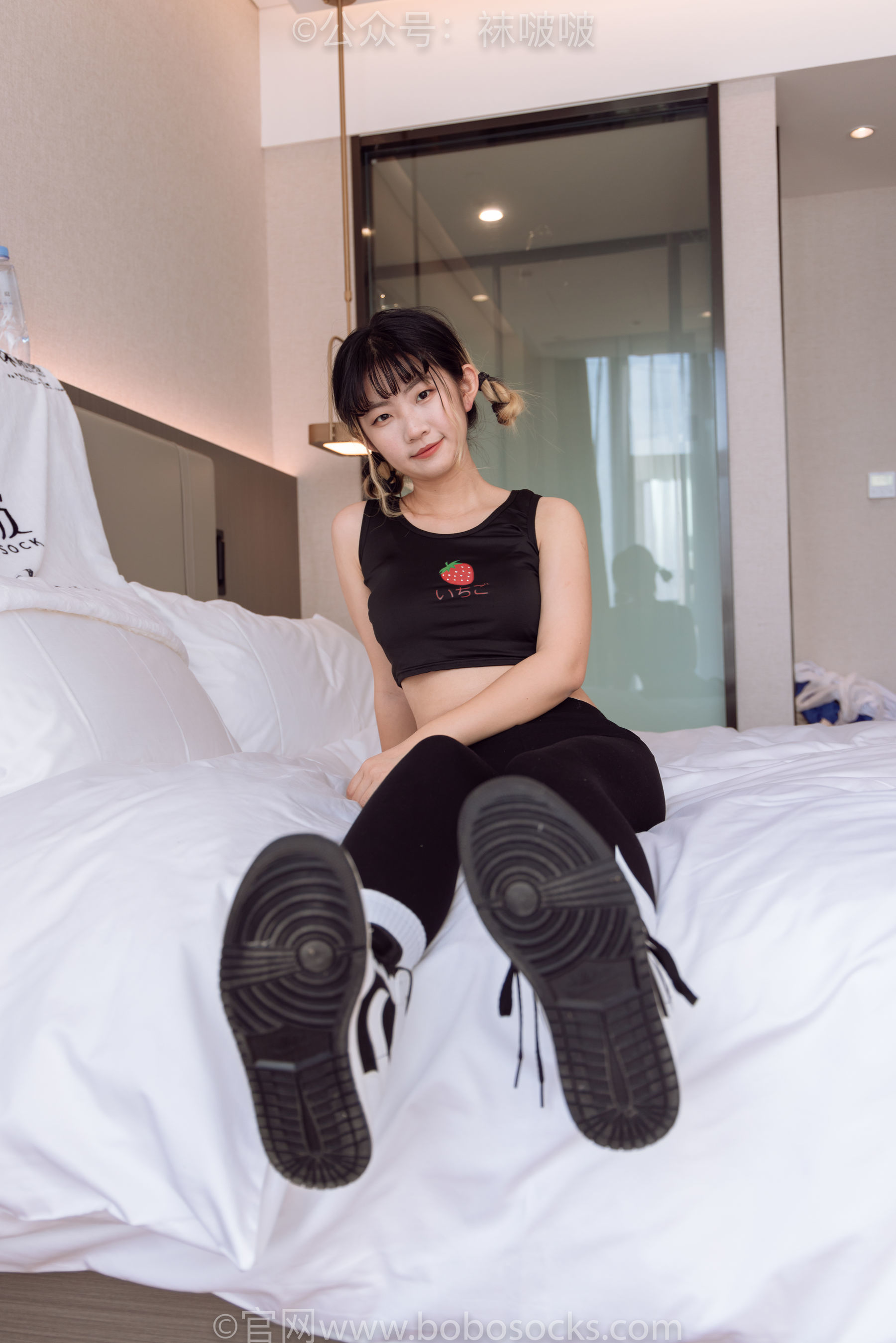 图片[25]-BoBoSocks袜啵啵 No.059 砂糖-AJ板鞋、白棉袜、裸足[142P]-六色网